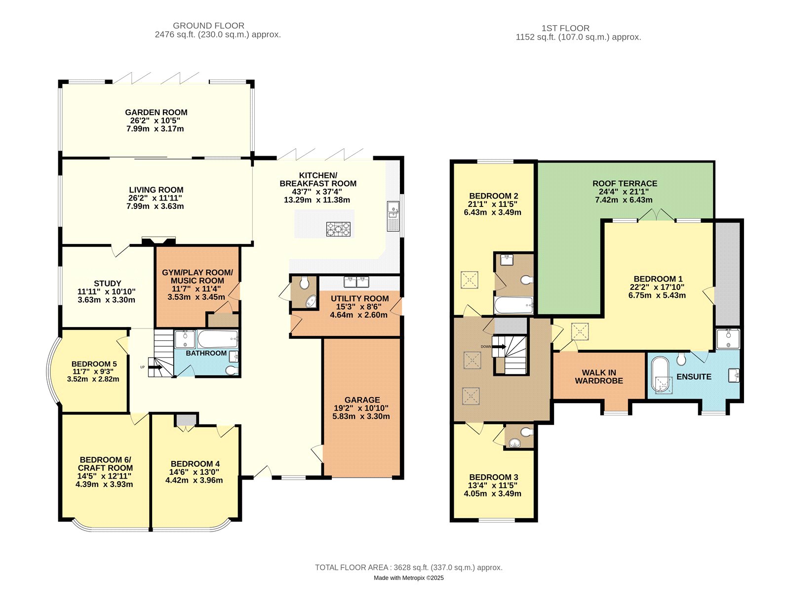 Floorplan for Ham Manor, Angmering, West Sussex