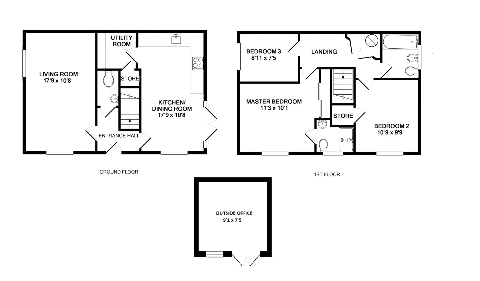 Floorplan for Angmering, West Sussex