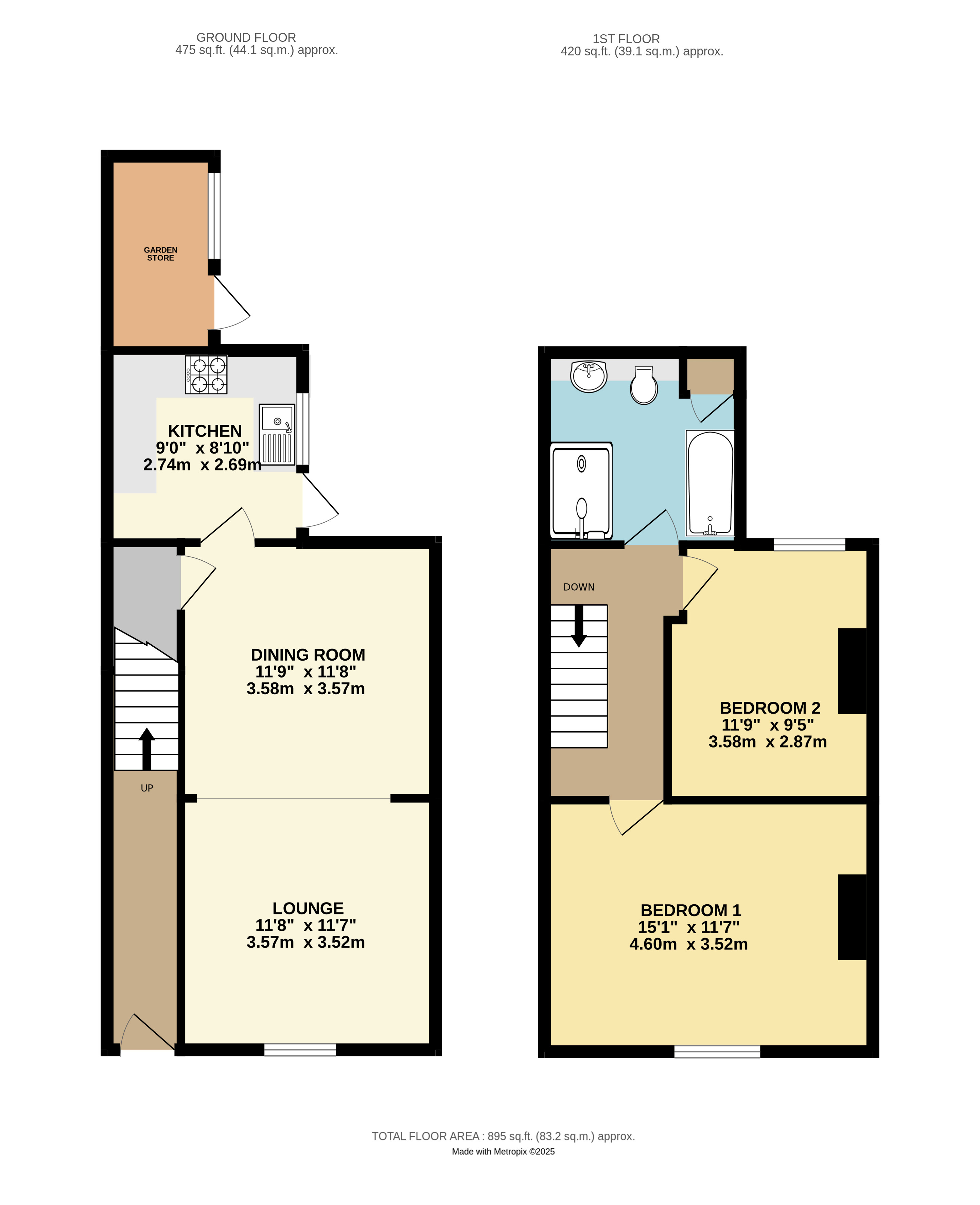 Floorplan for Angmering, Littlehampton, West Sussex