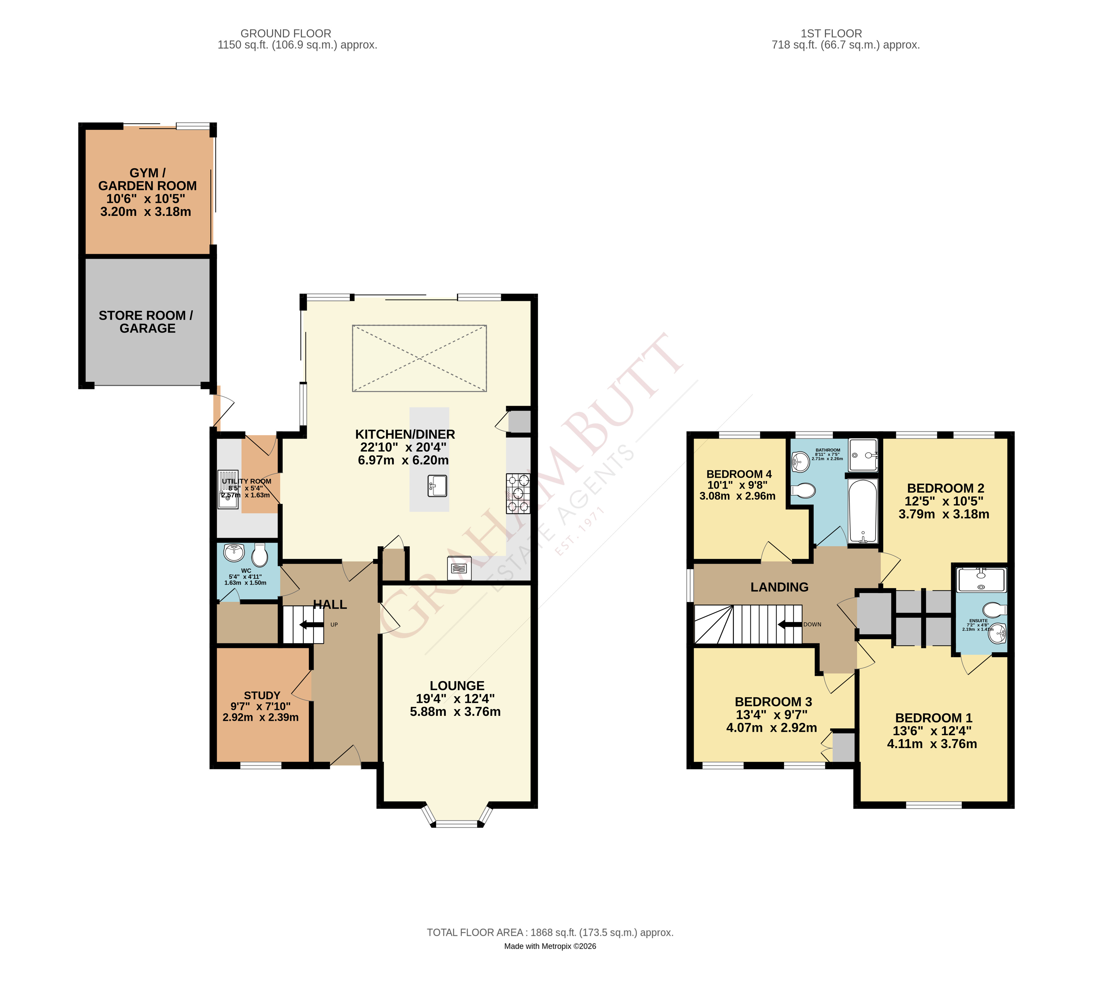 Floorplan for Angmering, West Sussex