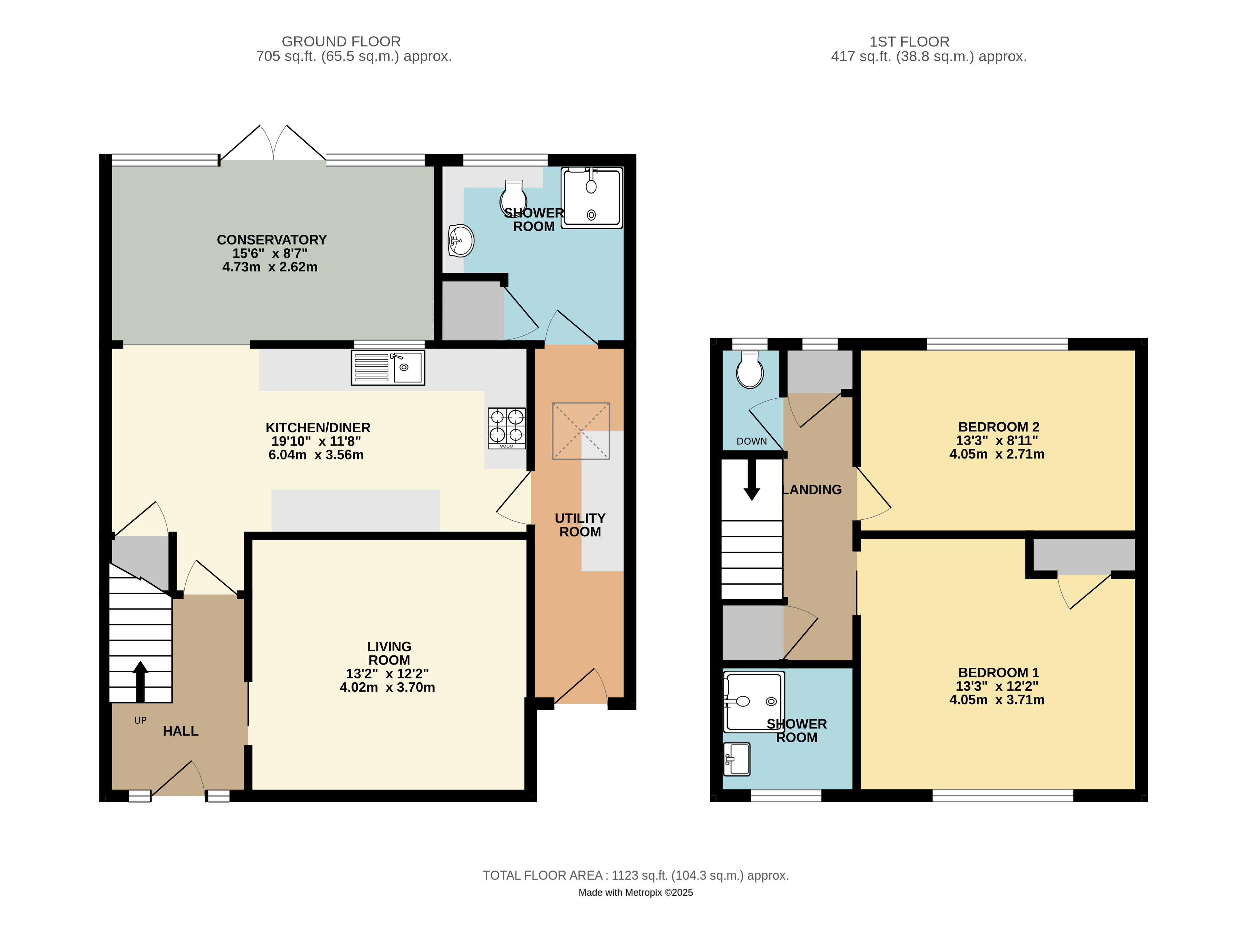 Floorplan for Angmering, West Sussex