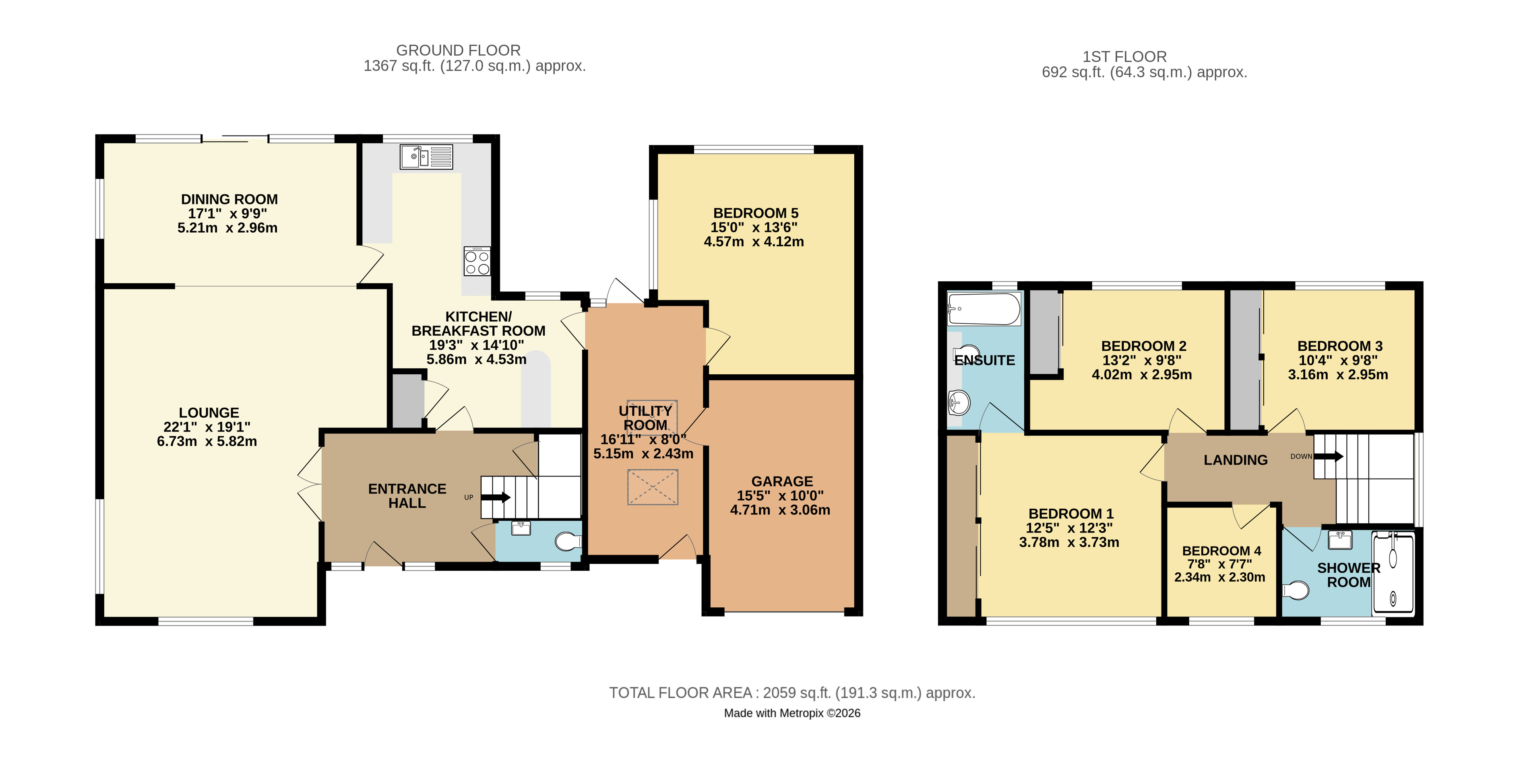 Floorplan for Angmering, Littlehampton, West Sussex