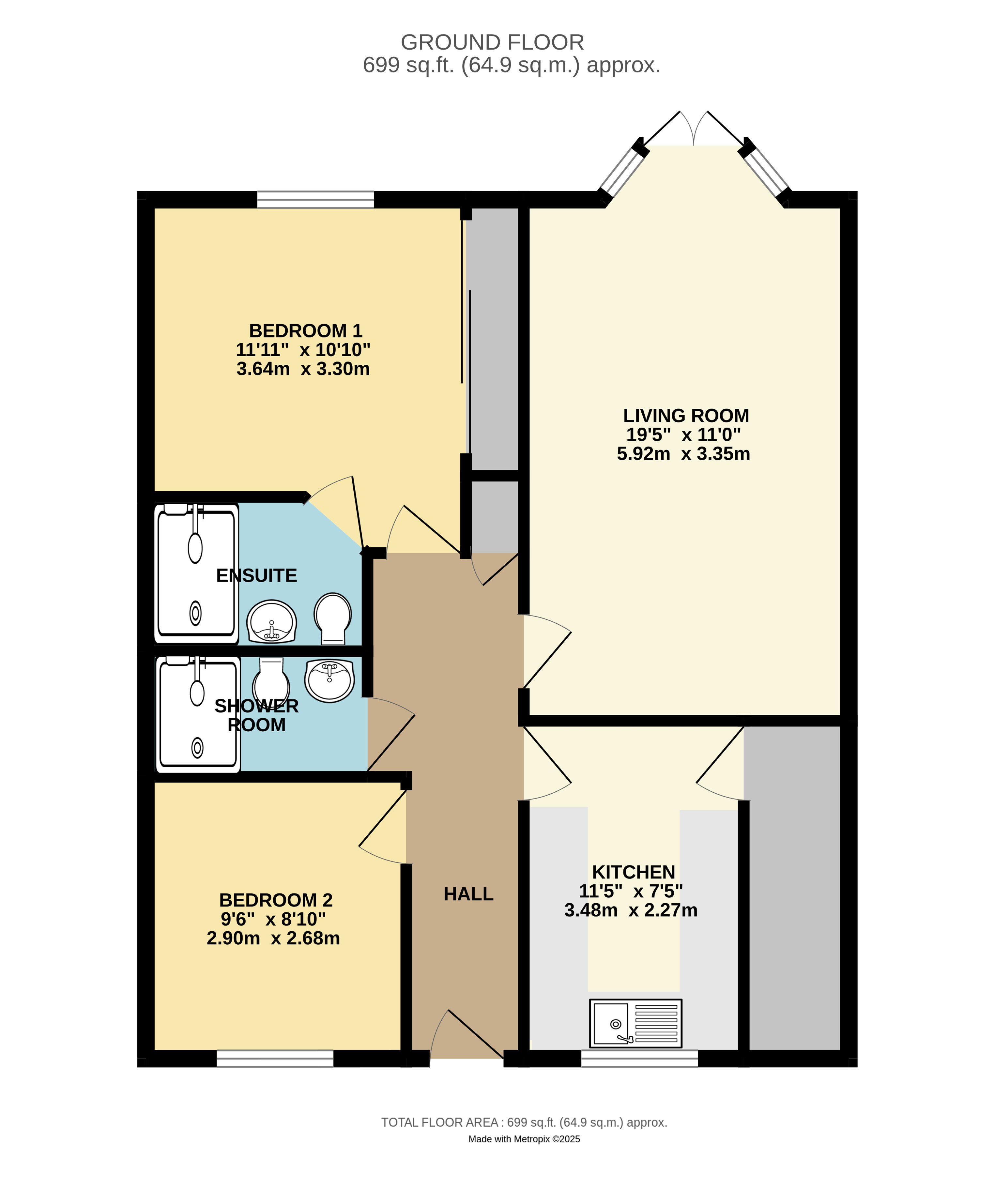 Floorplan for Angmering, West Sussex