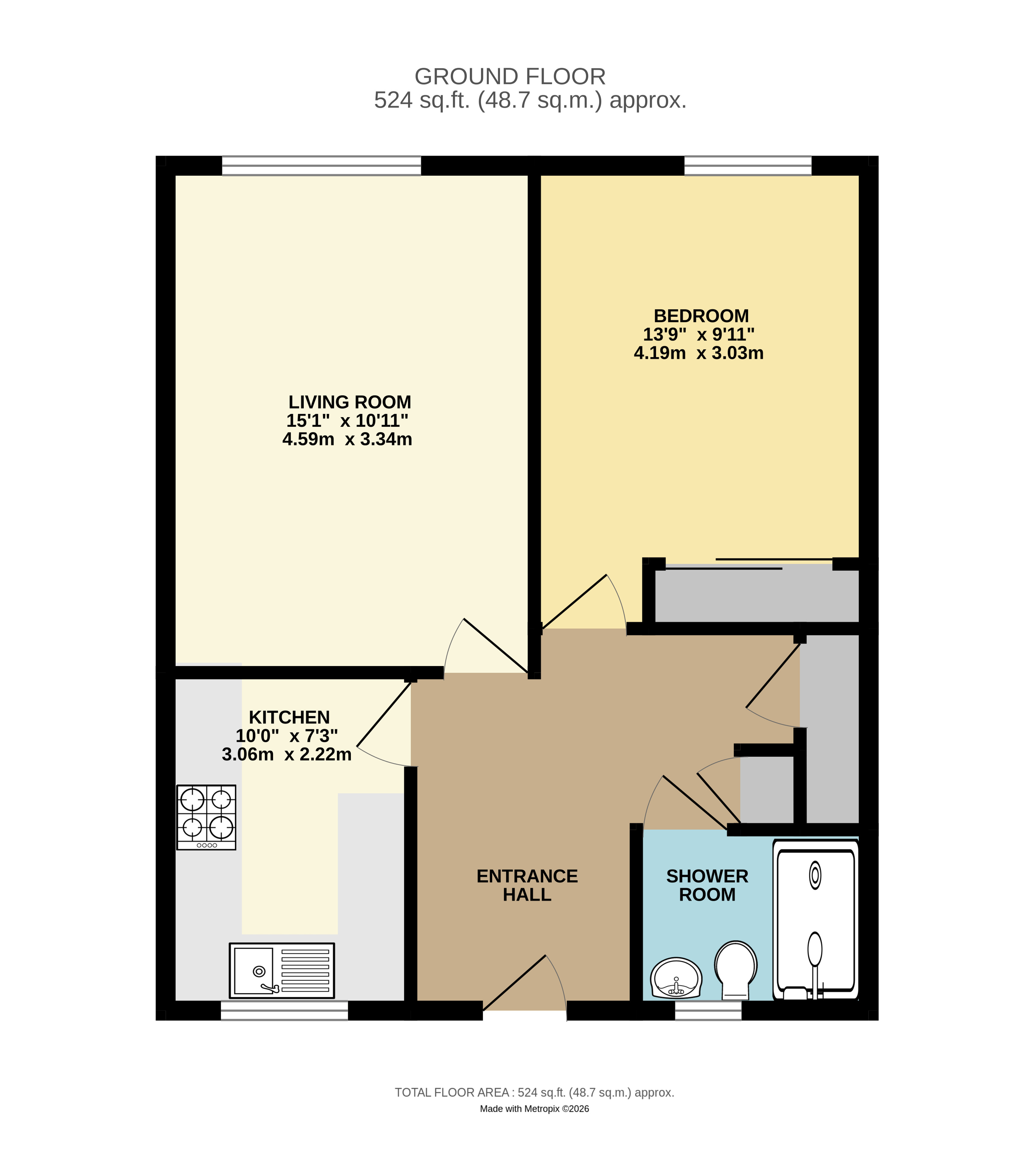 Floorplan for Angmering, West Sussex