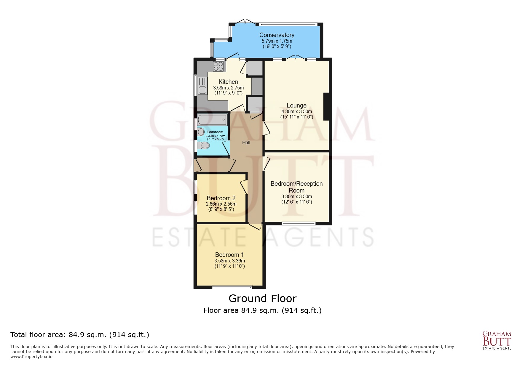 Floorplan for Angmering, West Sussex