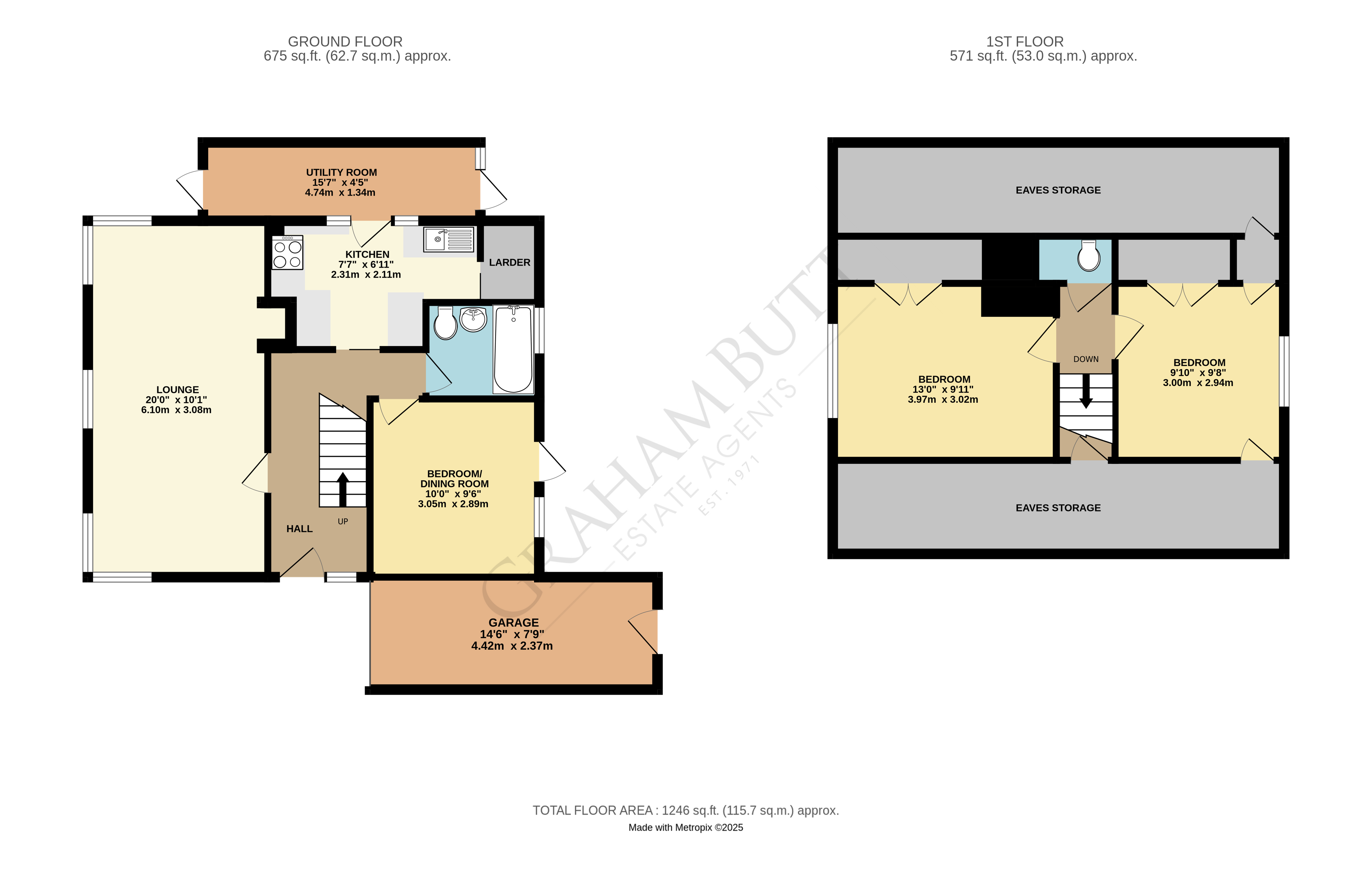 Floorplan for Normandy Lane, East Preston, West Sussex