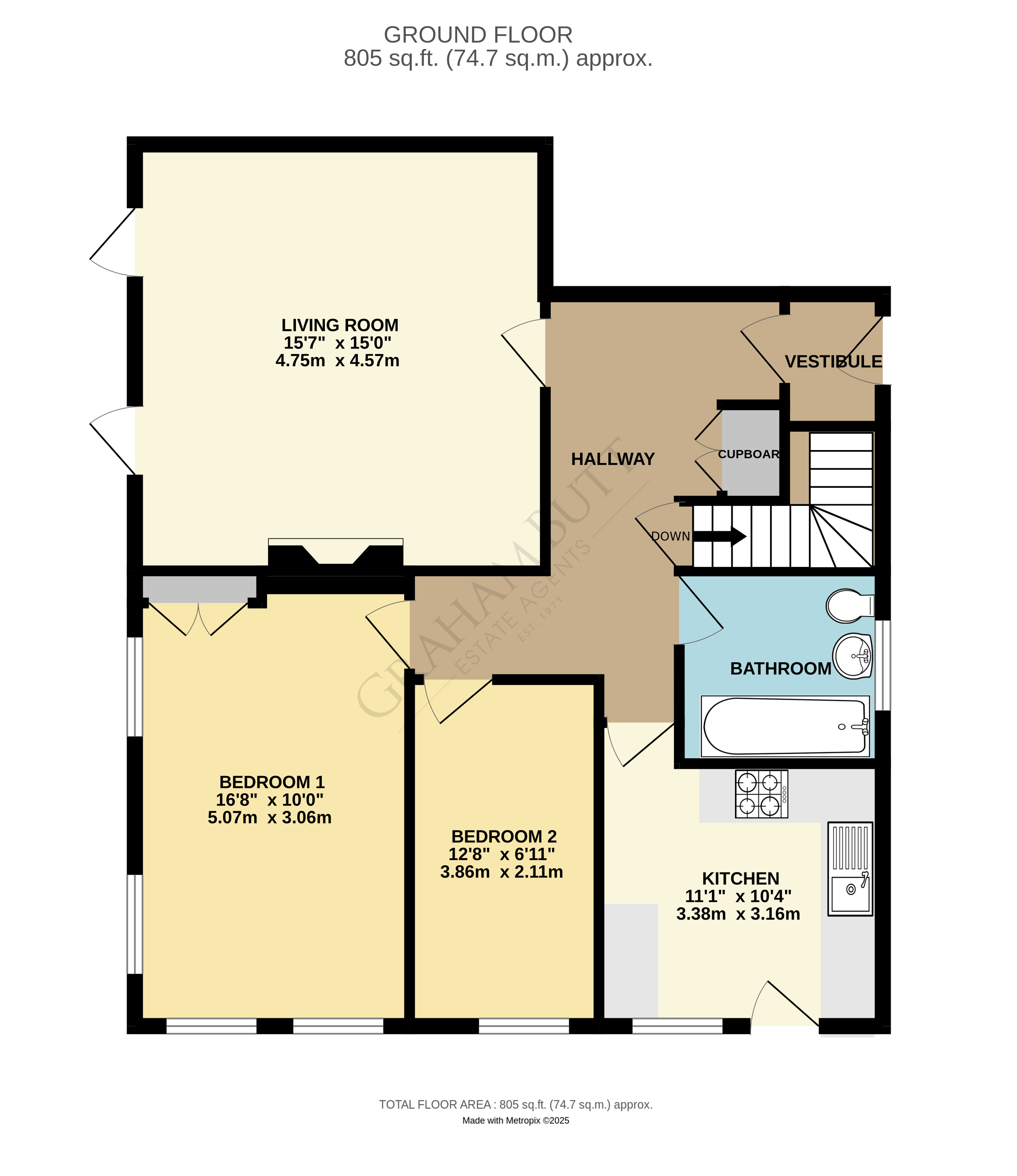 Floorplan for East Preston, Littlehampton