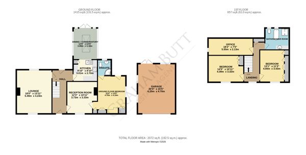 Floorplan for East Preston, West Sussex