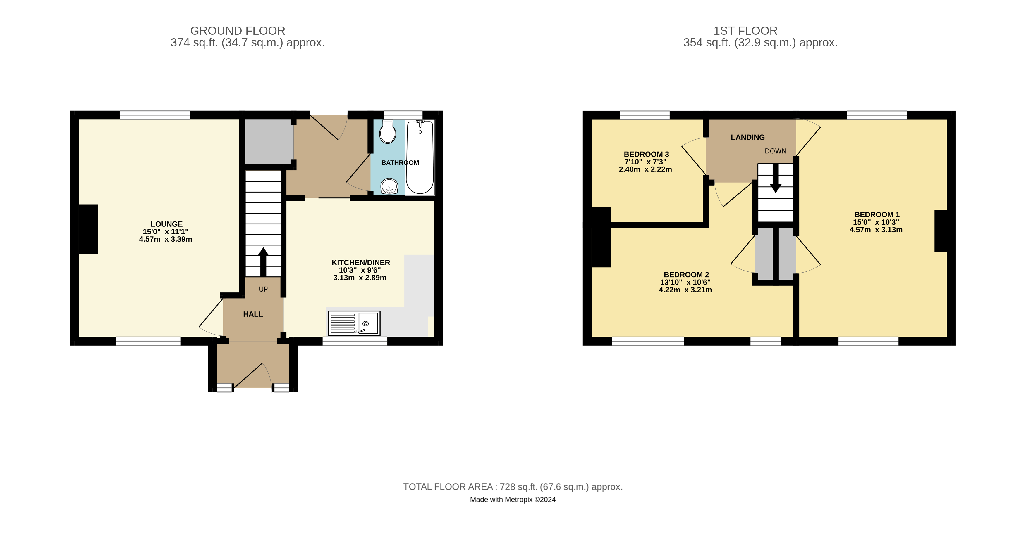 Floorplan for East Preston, Littlehampton, West Sussex