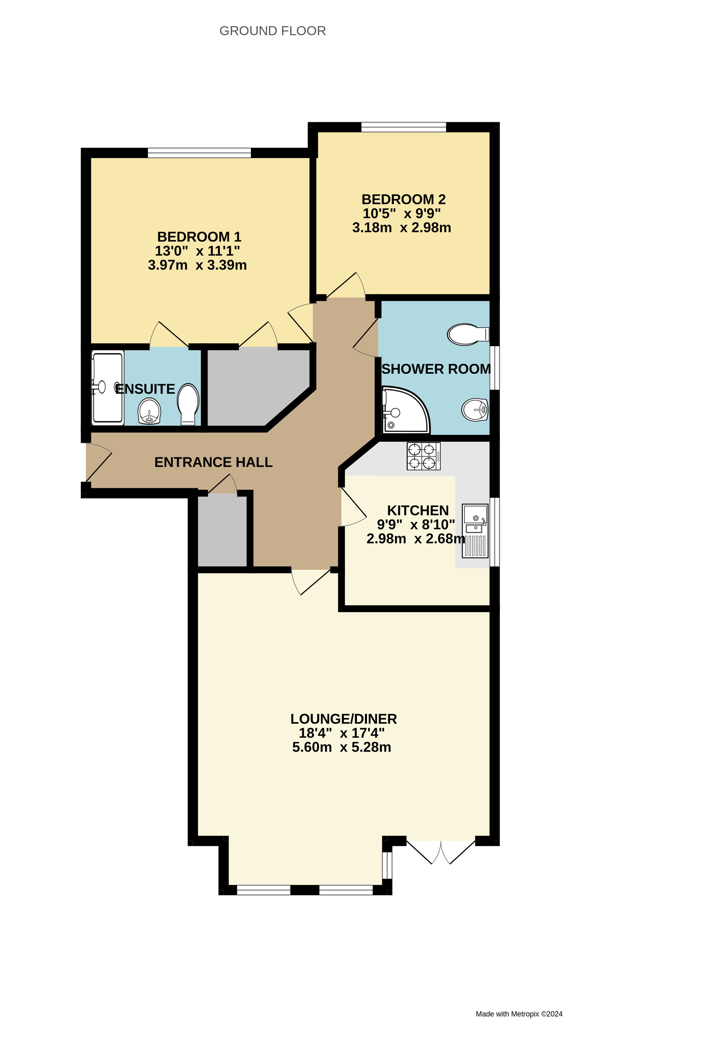 Floorplan for East Preston, Littlehampton, West Sussex