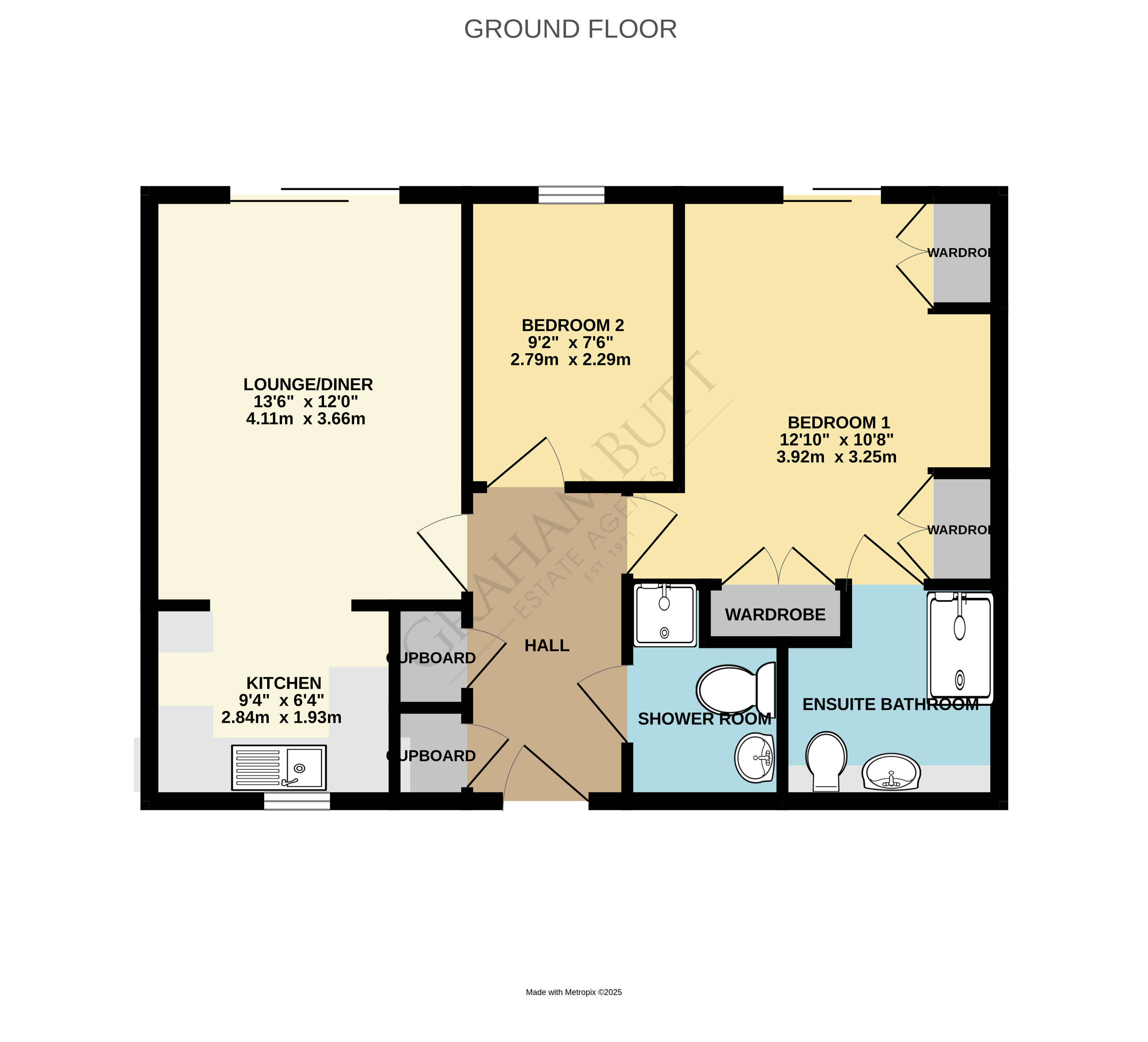 Floorplan for East Preston, West Sussex