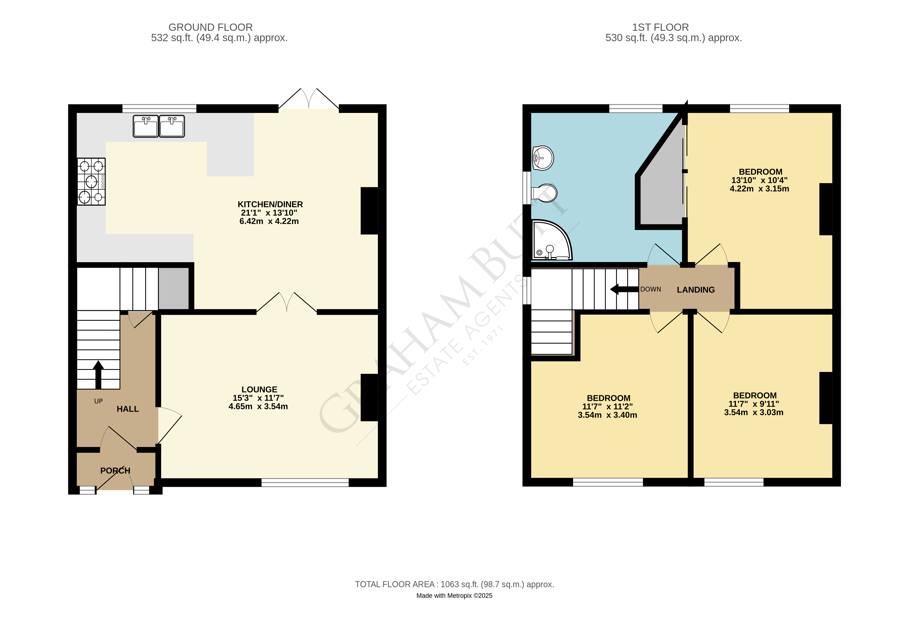 Floorplan for East Preston, West Sussex
