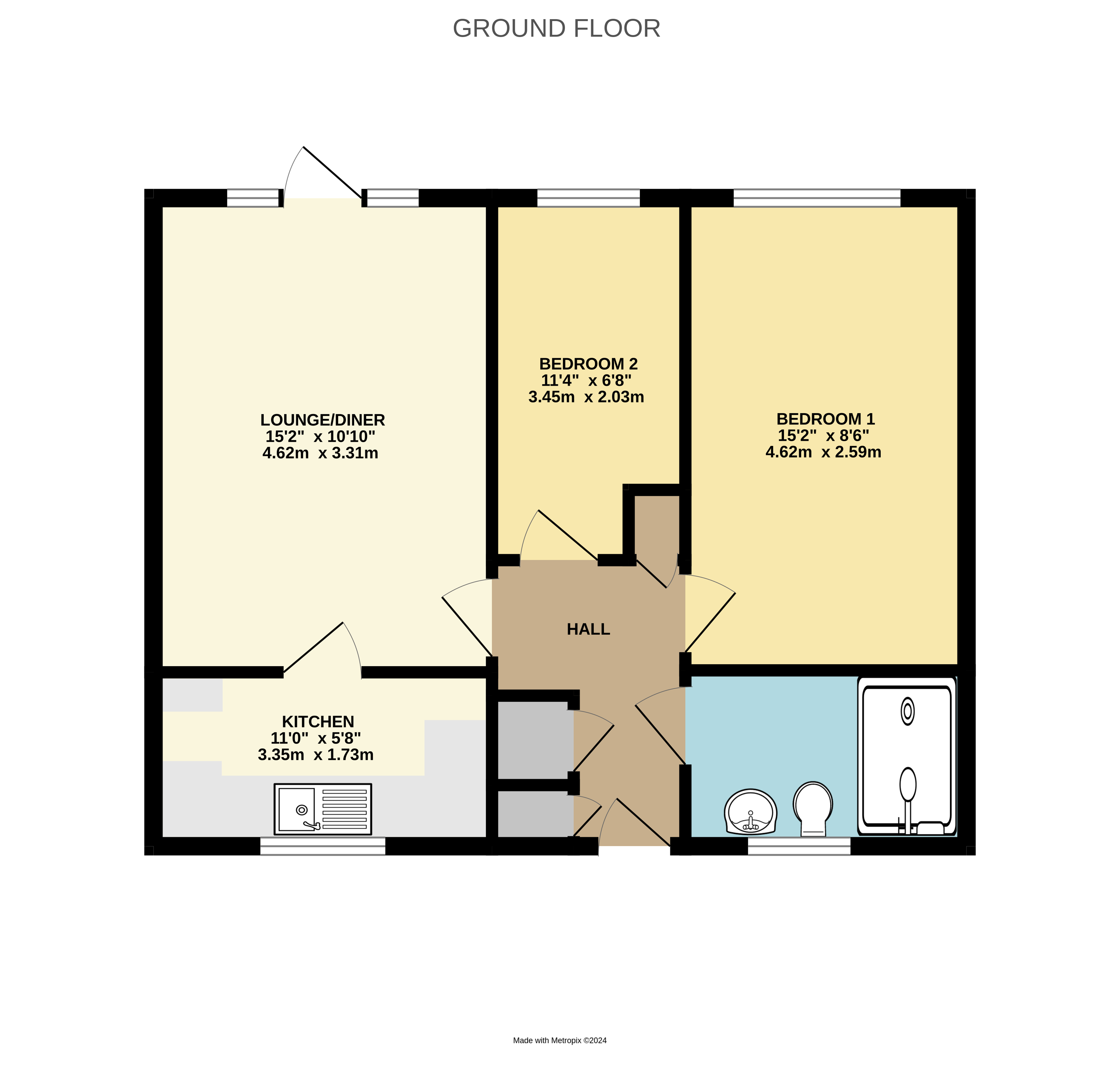 Floorplan for East Preston, Littlehampton, West Sussex