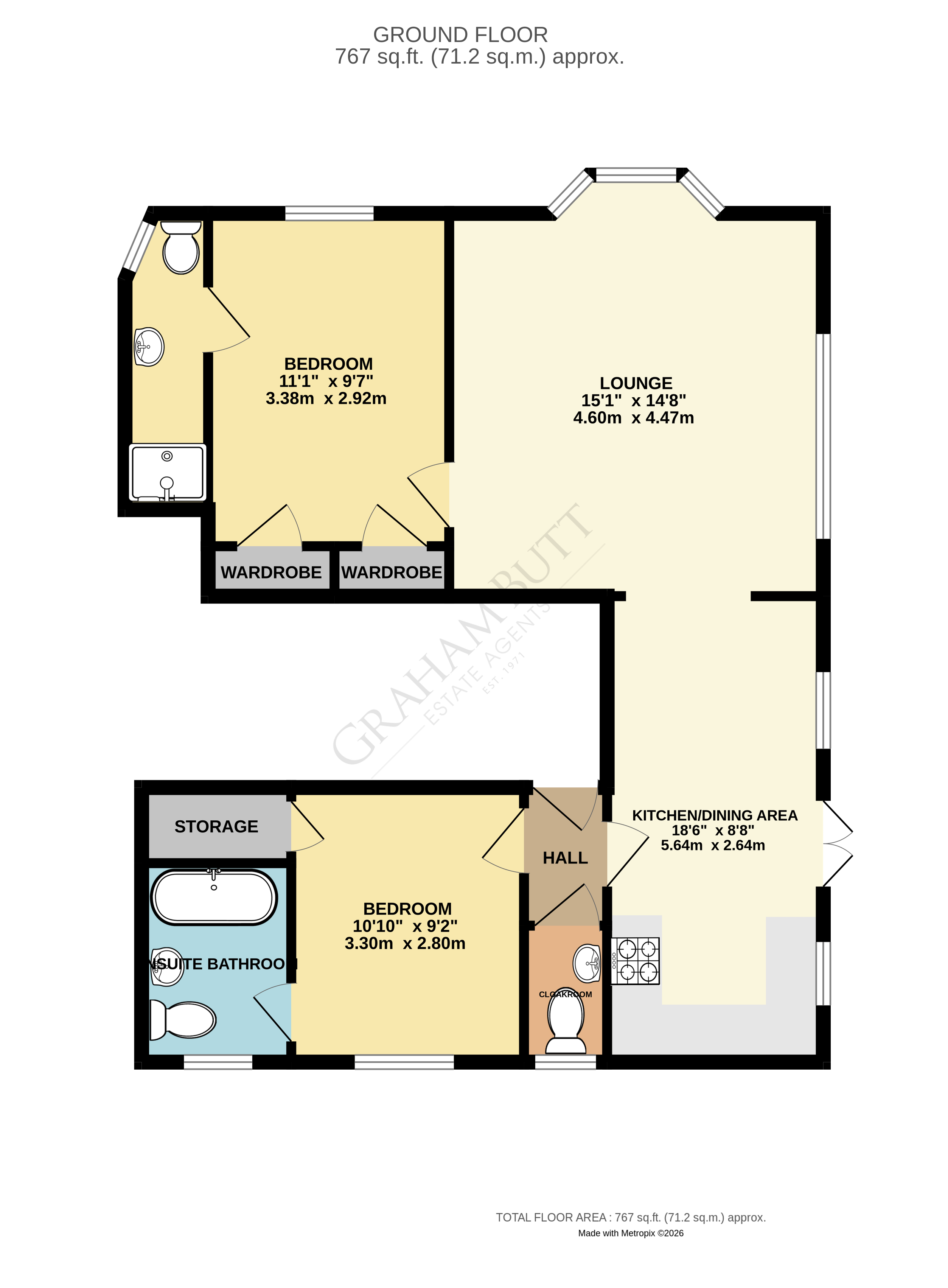 Floorplan for South Strand, East Preston, West Sussex