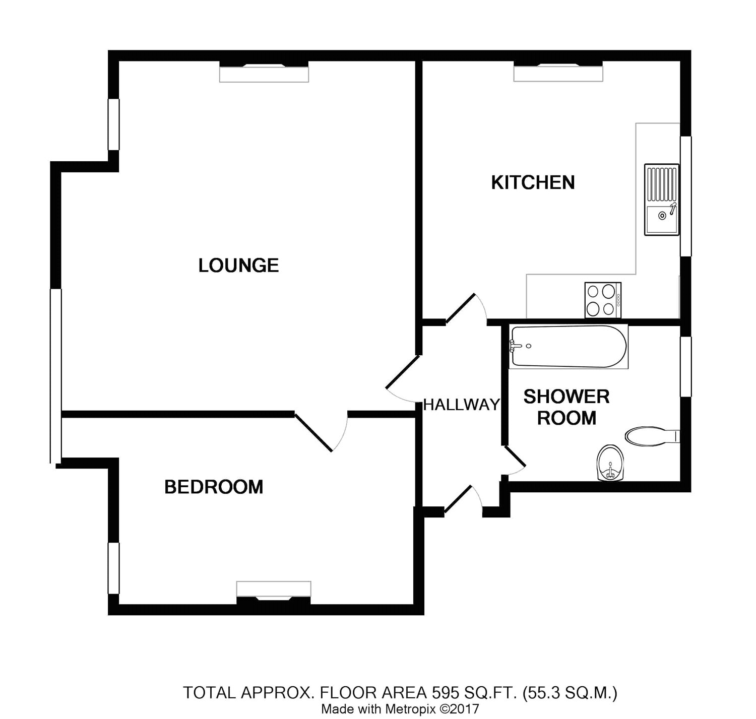 Floorplan for Beach Road, Littlehampton, West Sussex