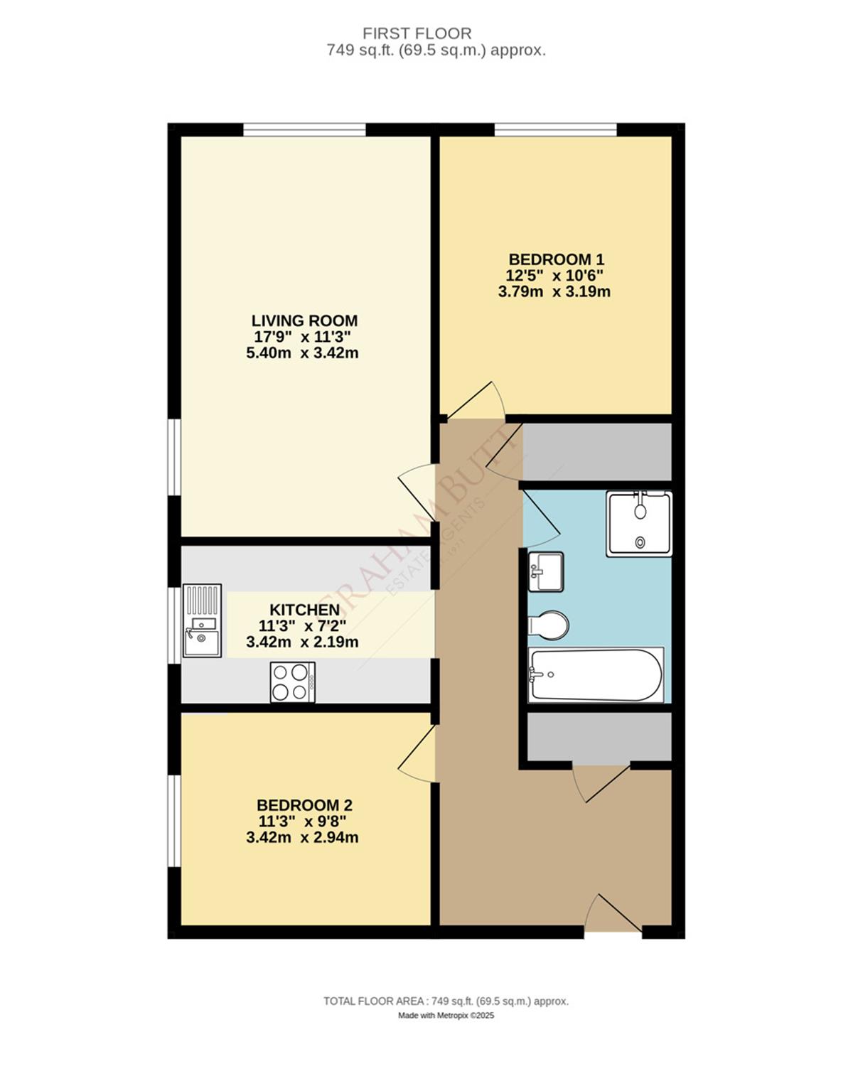 Floorplan for Littlehampton, West Sussex