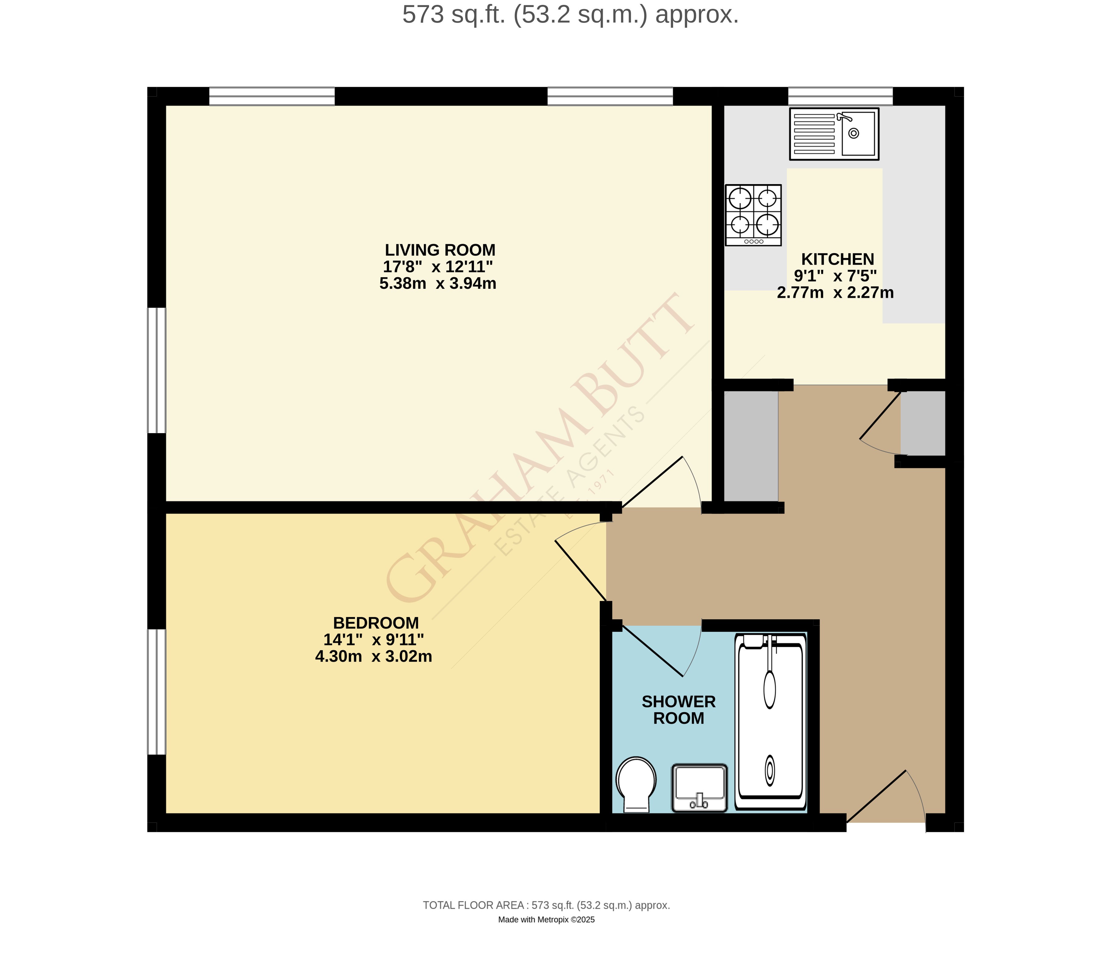 Floorplan for Selborne Road, Littlehampton, West Sussex