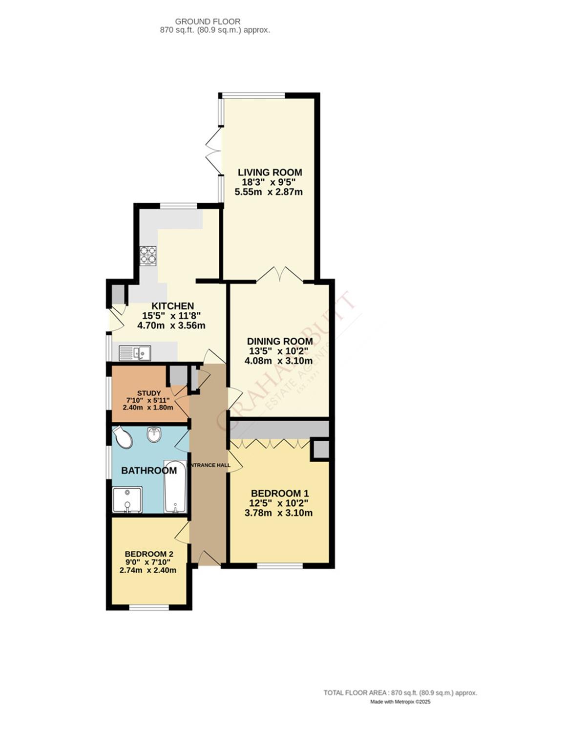 Floorplan for Littlehampton, West Sussex