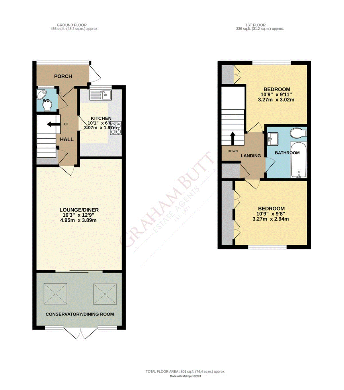 Floorplan for Littlehampton, West Sussex