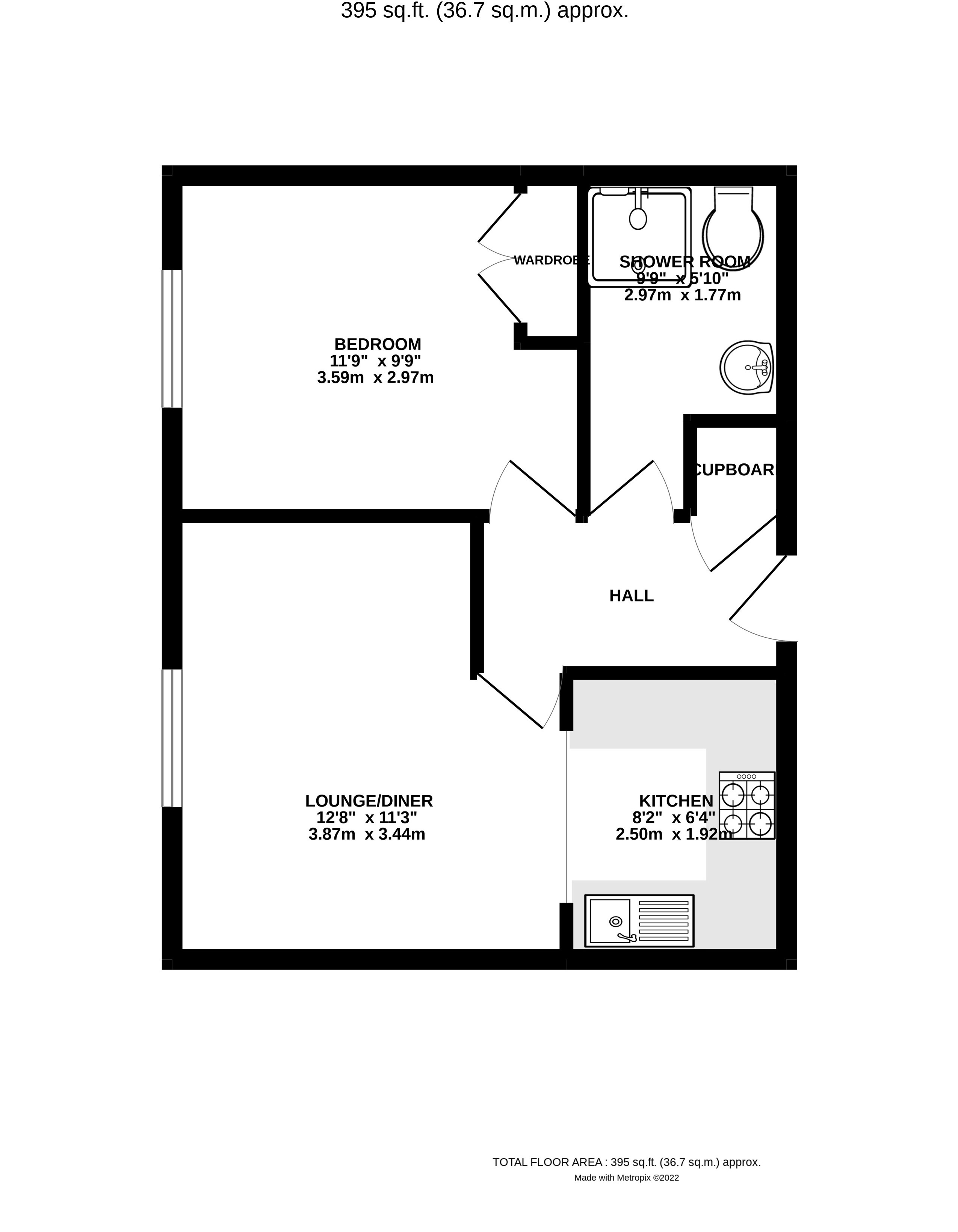 Floorplan for Littlehampton, West Sussex