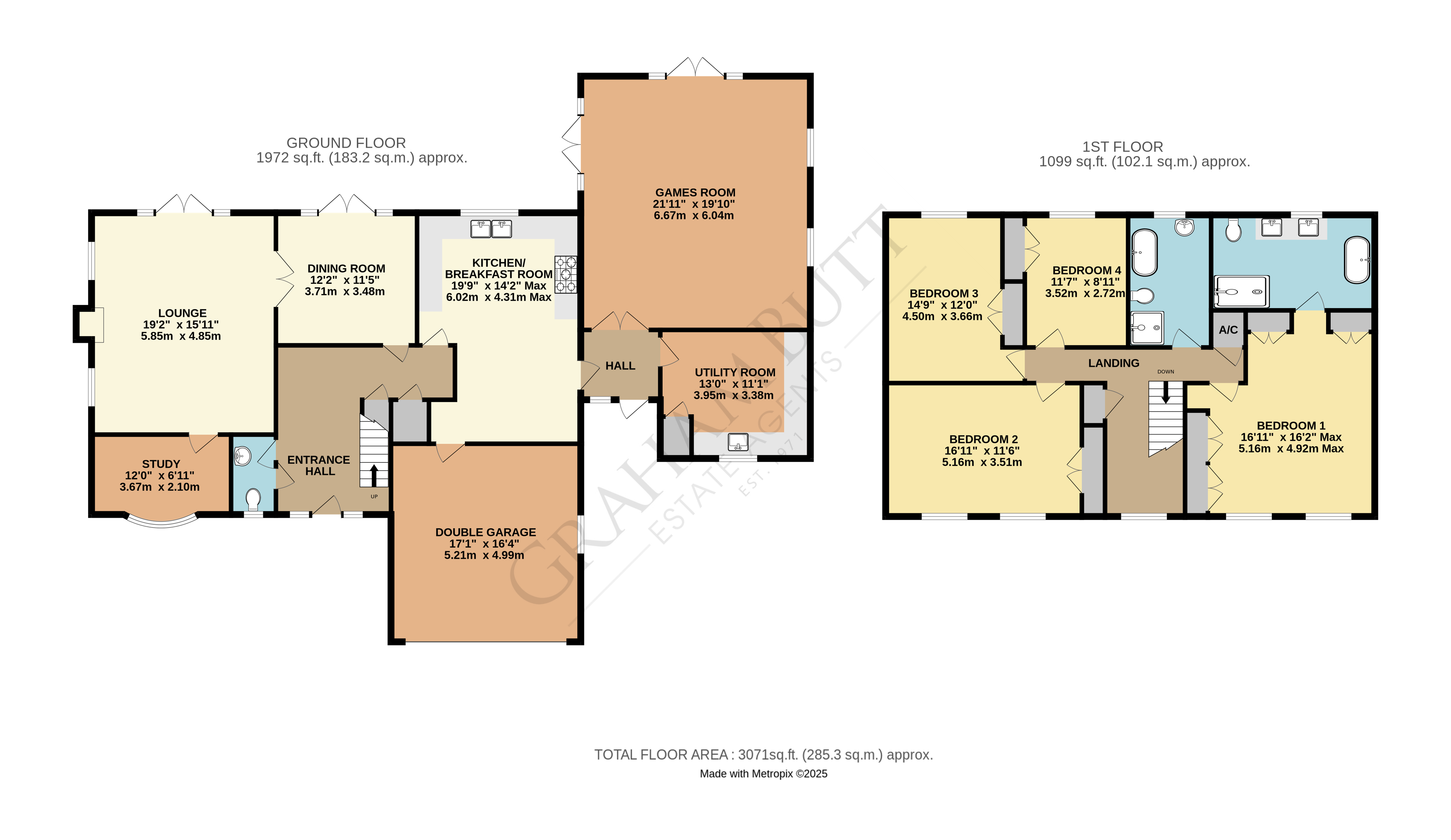 Floorplan for Cross Road, Rustington, West Sussex