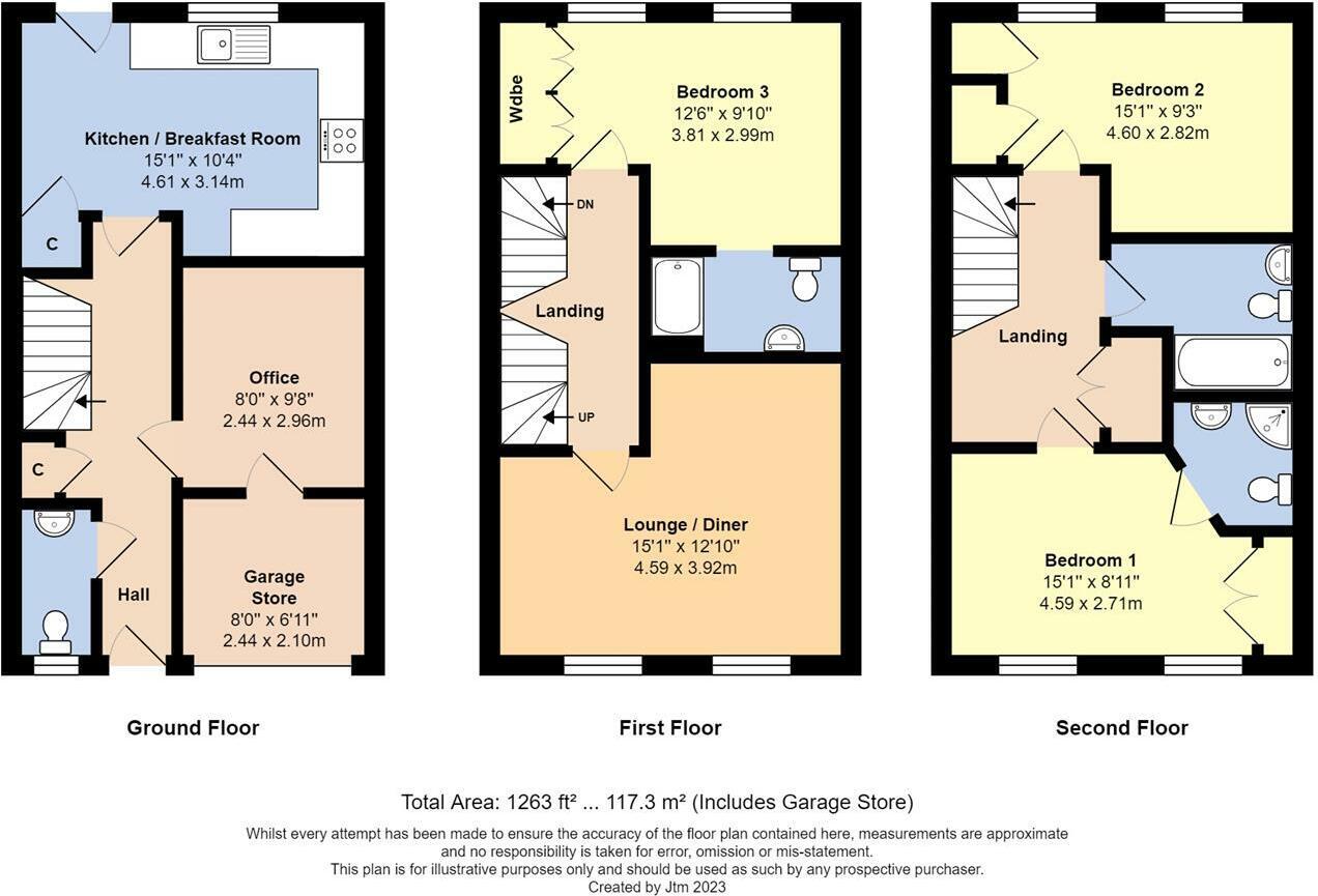Floorplan for Littlehampton, West Sussex