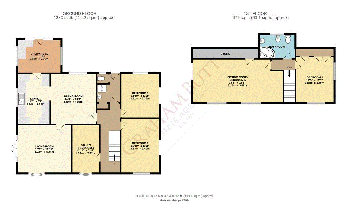 Floorplan for Lyminster, Littlehampton, West Sussex