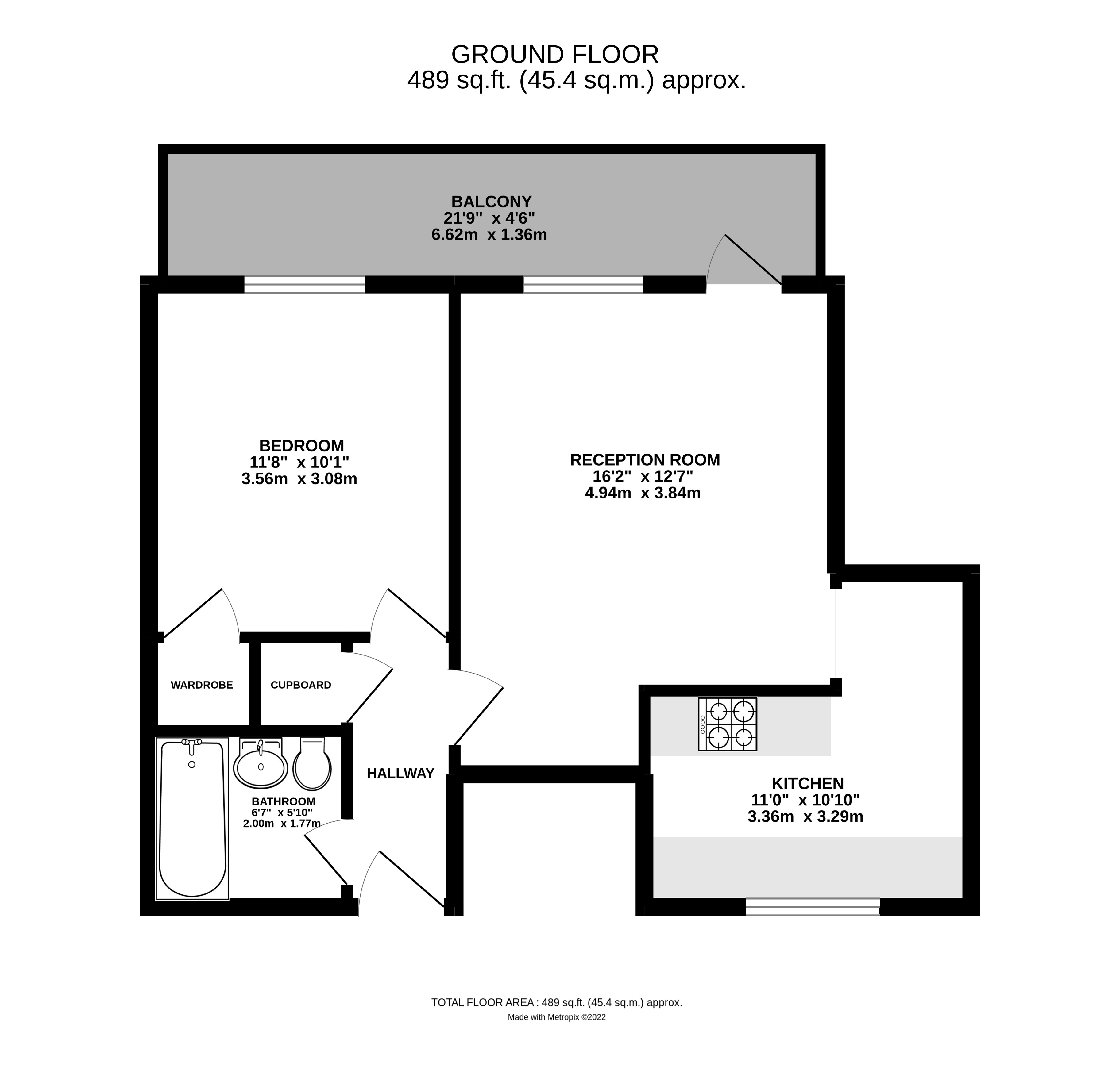 Floorplan for Littlehampton, West Sussex