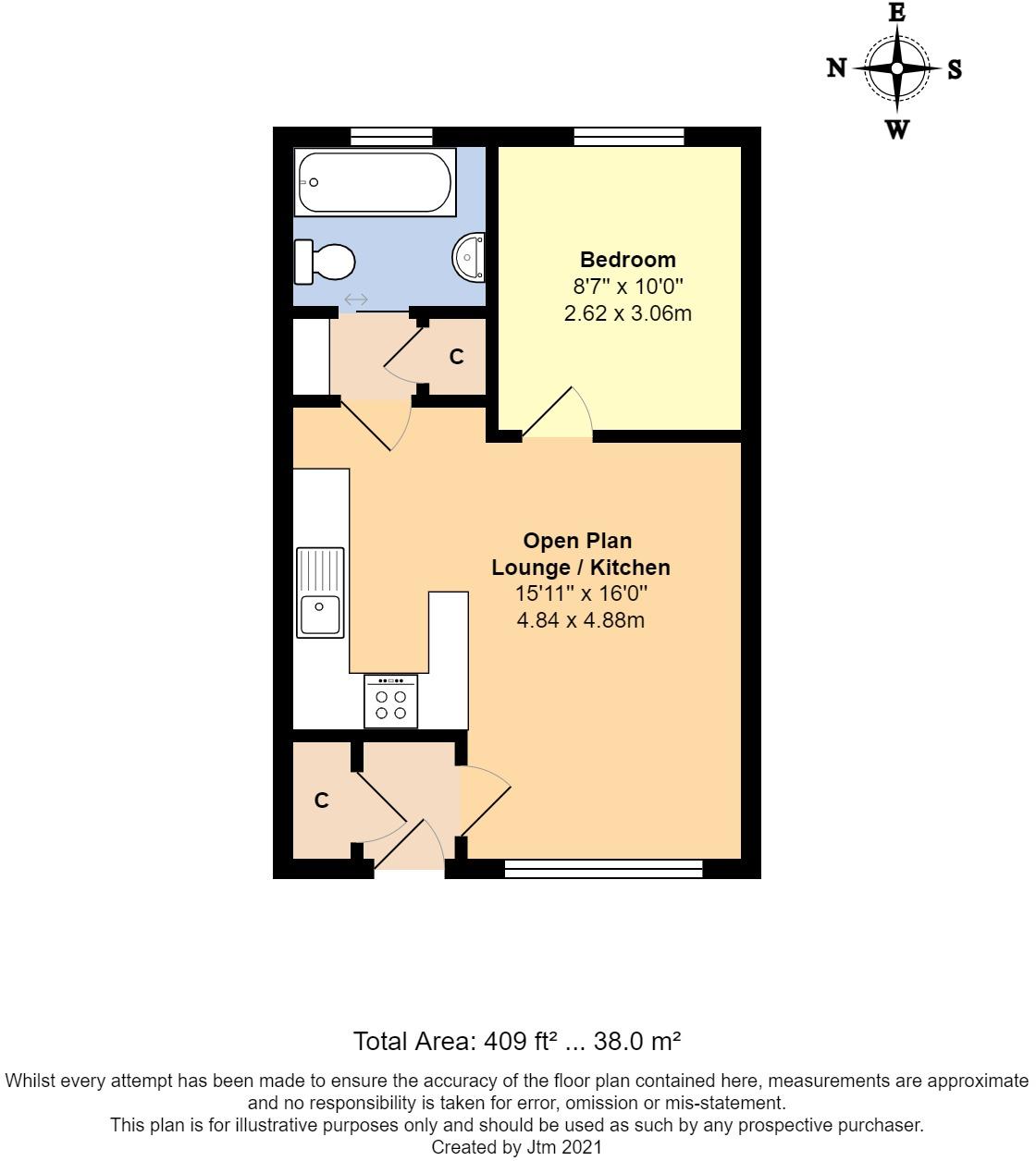 Floorplan for Littlehampton, West Sussex