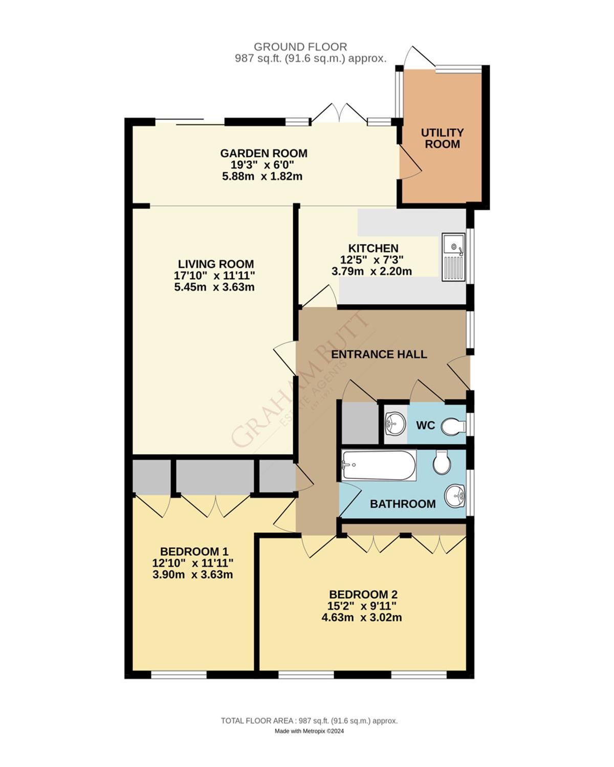 Floorplan for Littlehampton, West Sussex