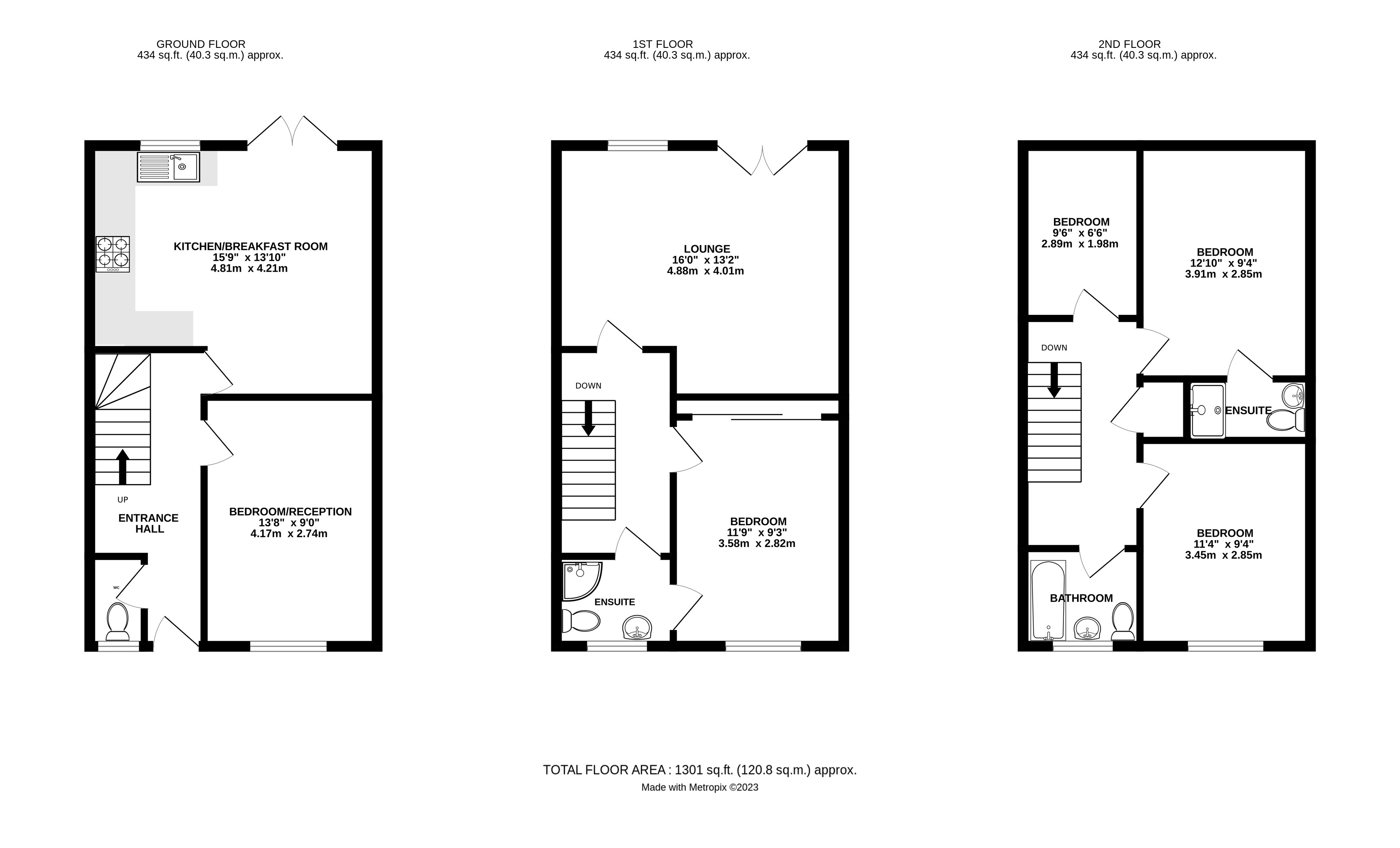 Floorplan for Littlehampton, West Sussex