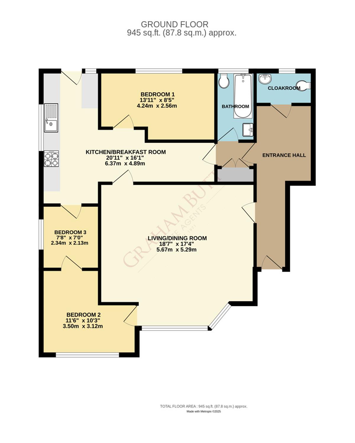 Floorplan for Littlehampton, West Sussex