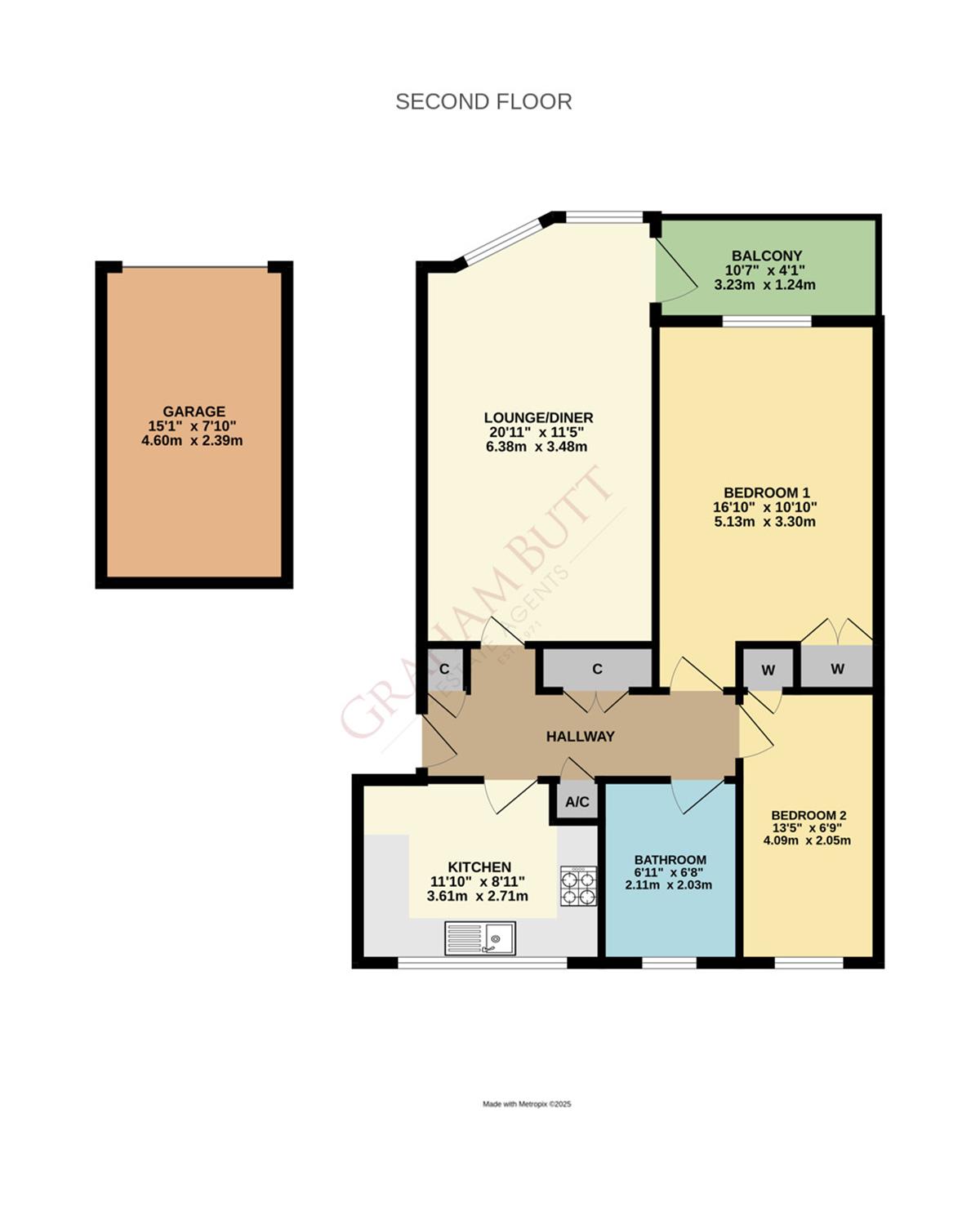 Floorplan for St. Catherines Road, Littlehampton, West Sussex