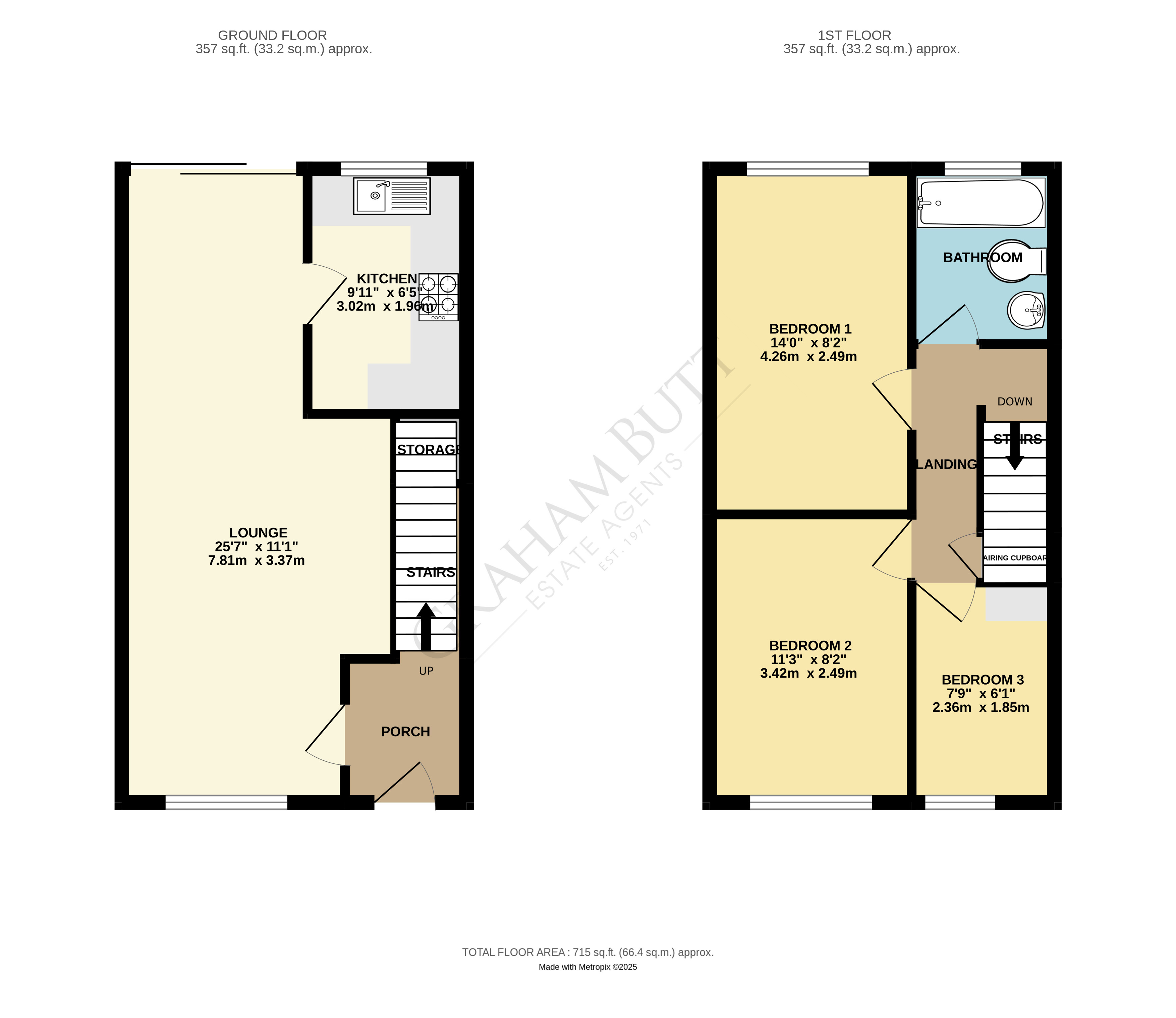 Floorplan for Rustington, West Sussex