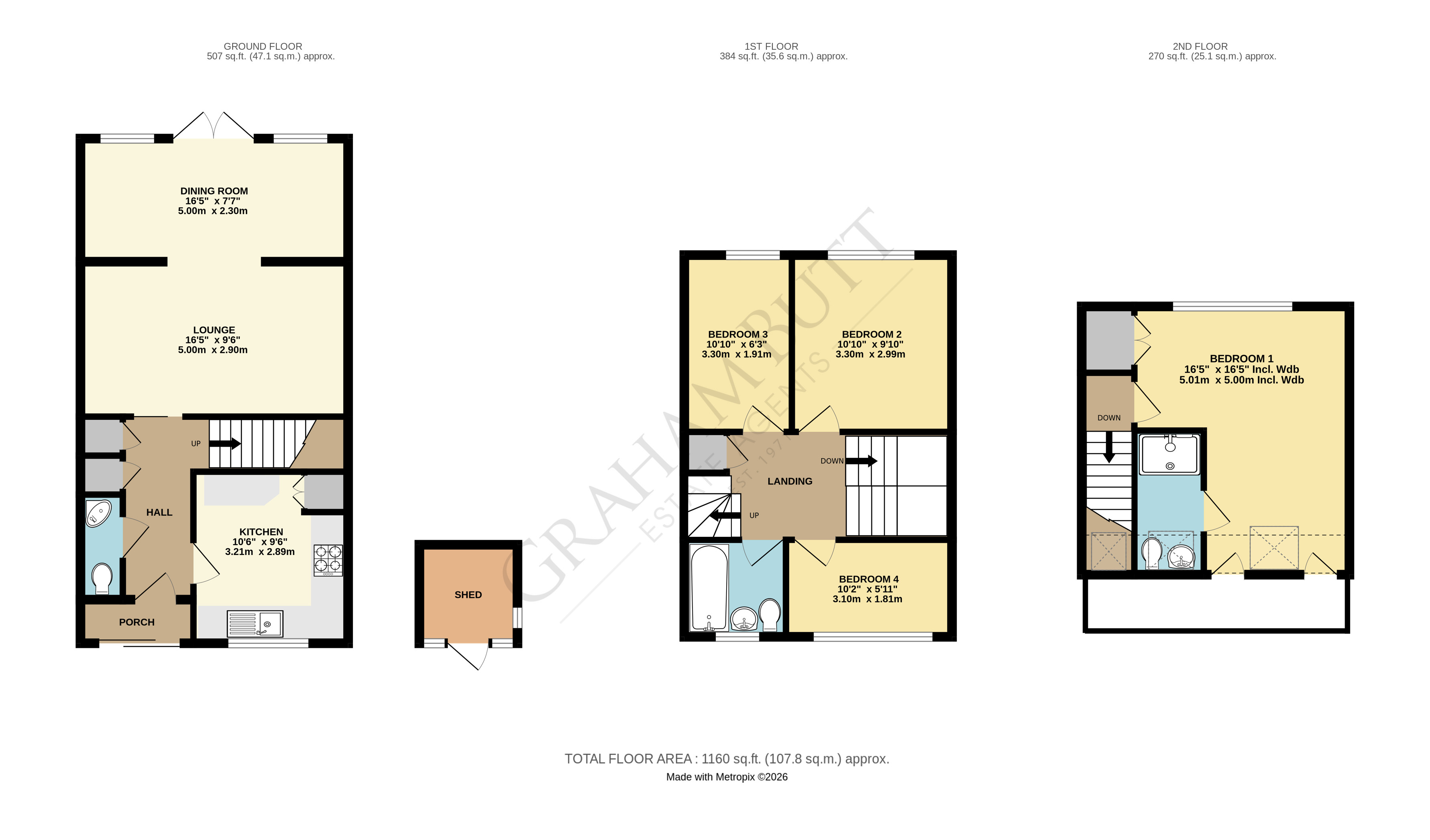 Floorplan for Rustington, Littlehampton, West Sussex