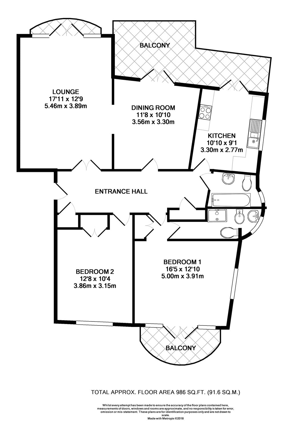 Floorplan for Littlehampton, West Sussex