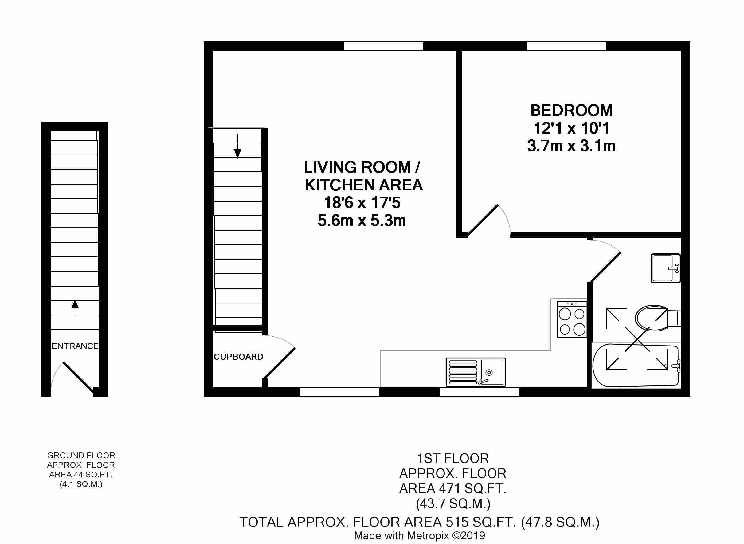 Floorplan for Littlehampton, West Sussex