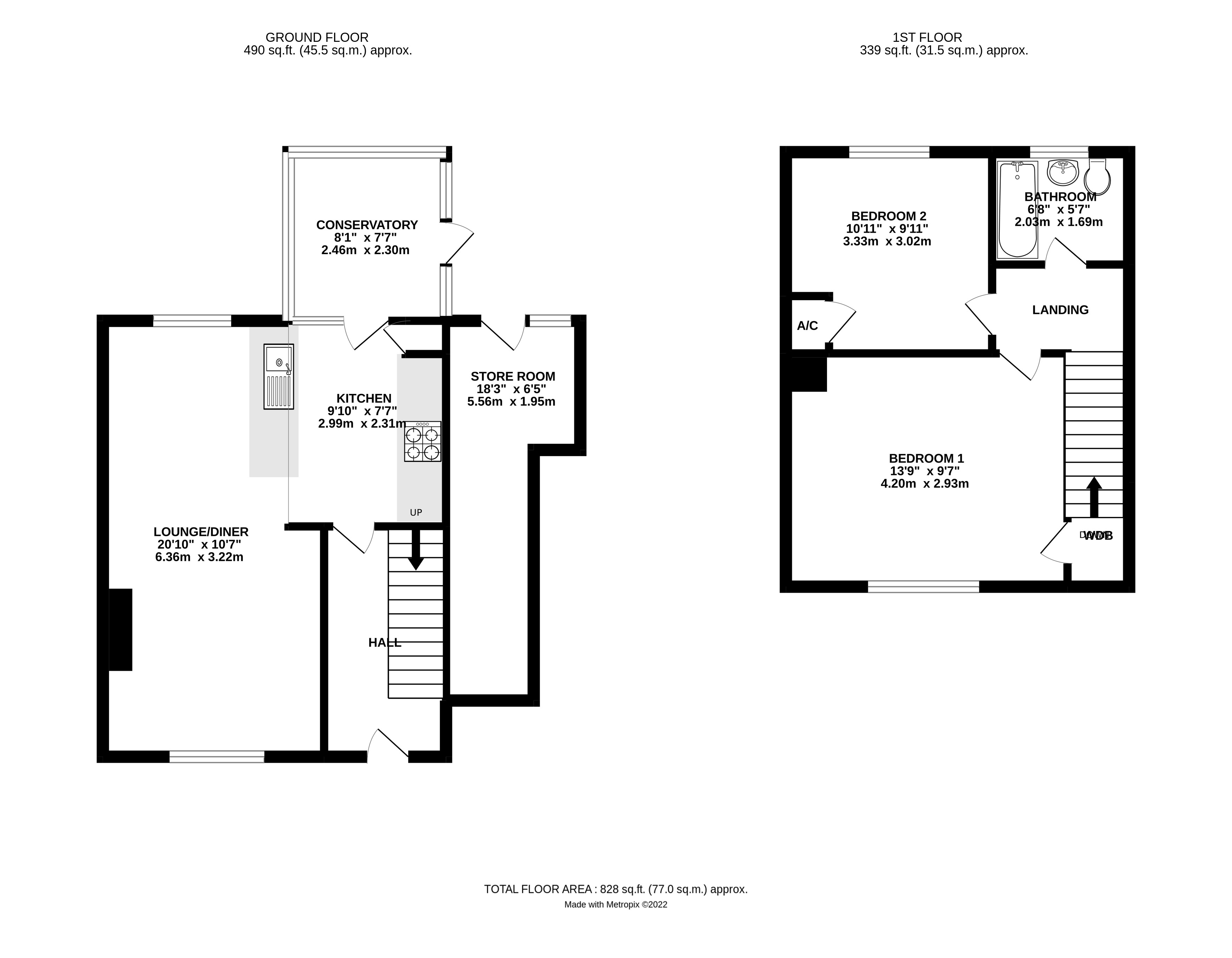 Floorplan for Littlehampton, West Sussex