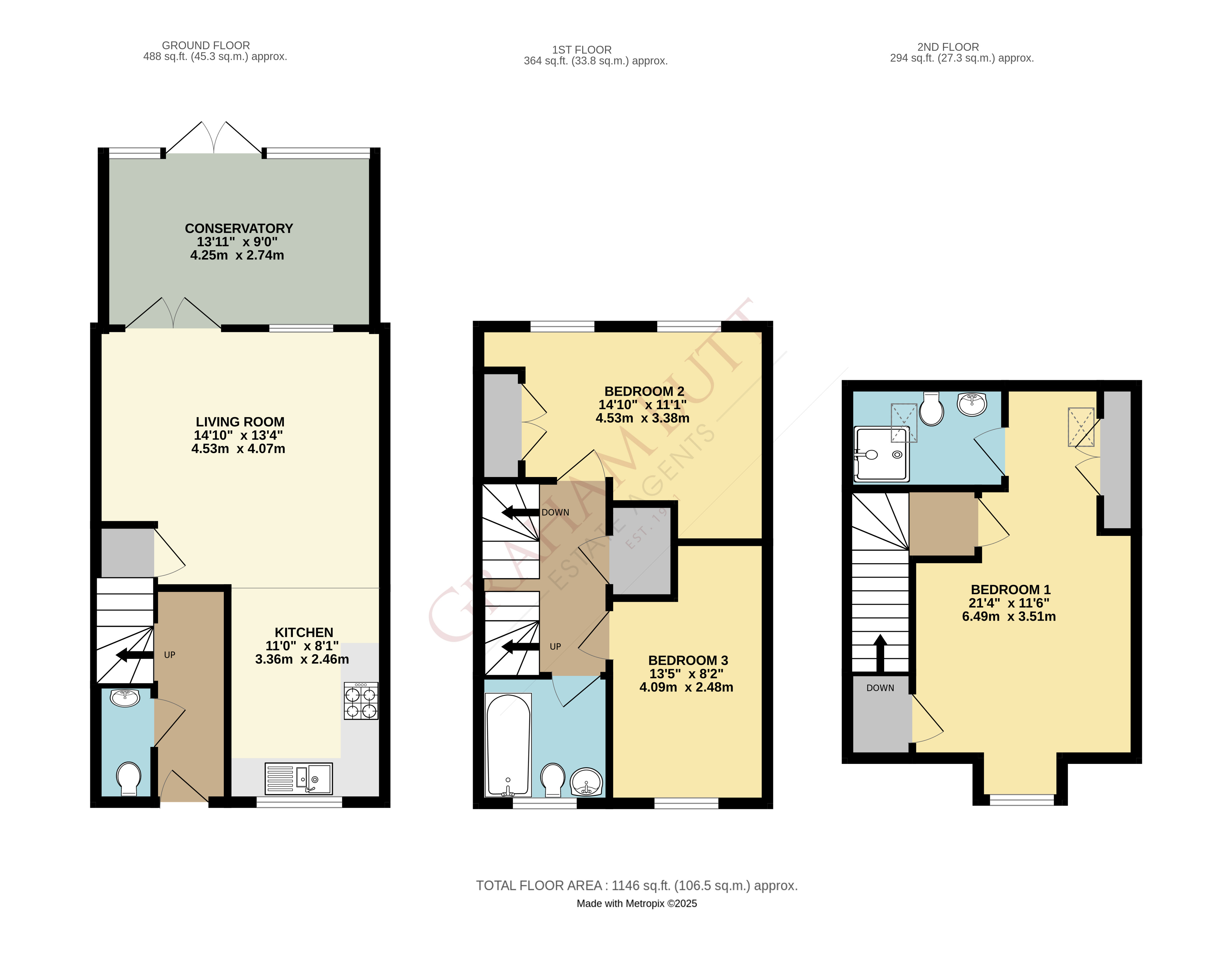 Floorplan for Cheal Way, Littlehampton, West Sussex