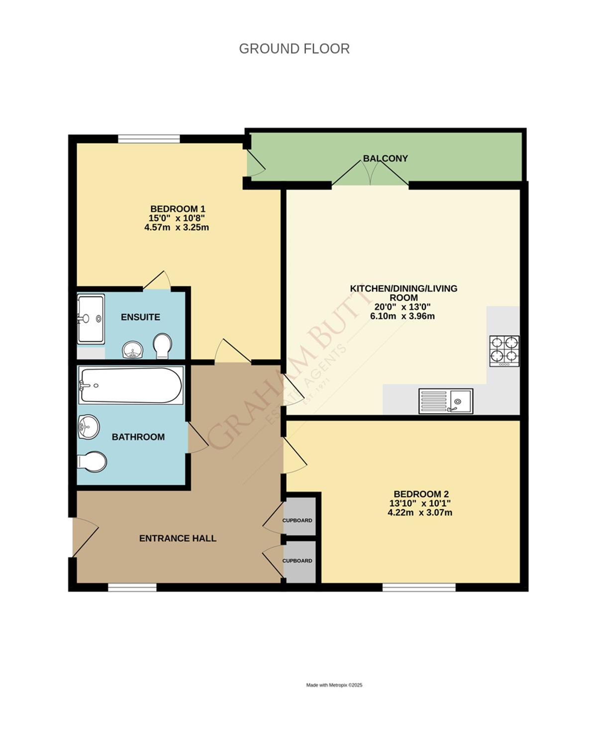Floorplan for Anderson Way, Littlehampton, West Sussex