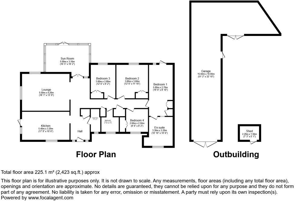 Floorplan for Climping, Littlehampton, West Sussex