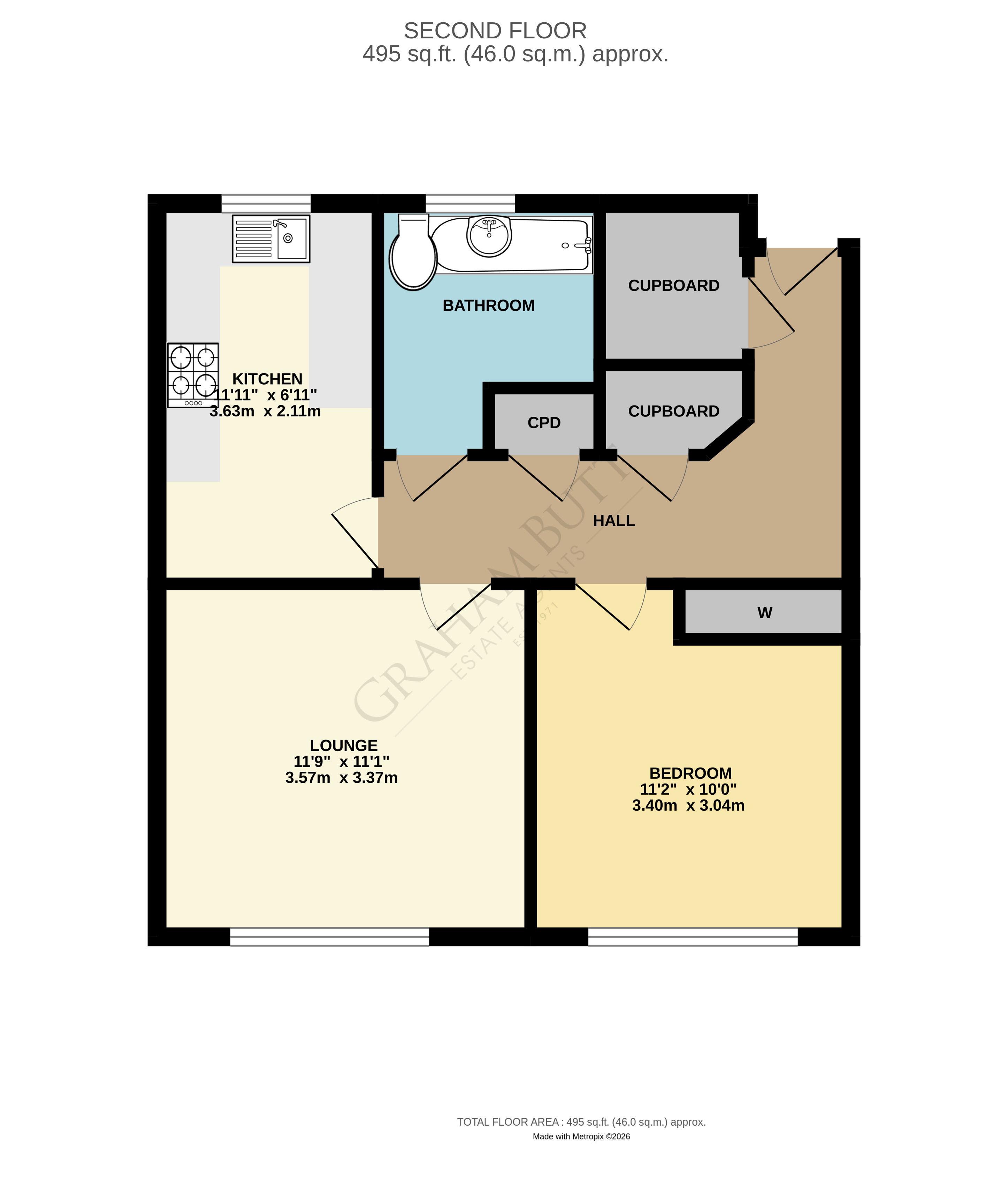 Floorplan for Ash Lane, Rustington, Littlehampton