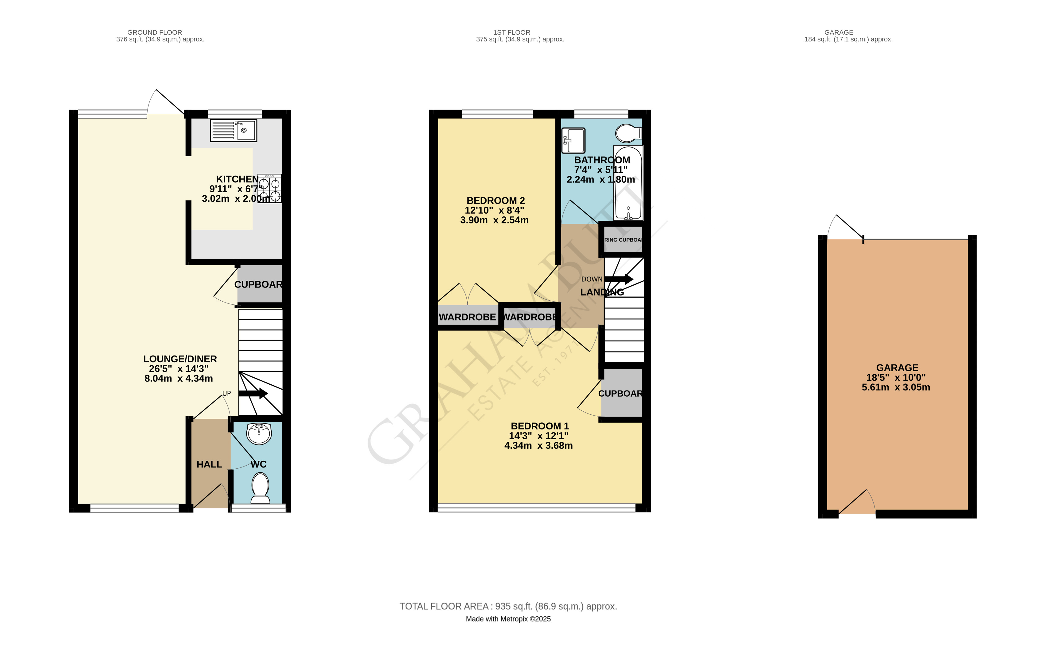 Floorplan for Rustington, Littlehampton, West Sussex