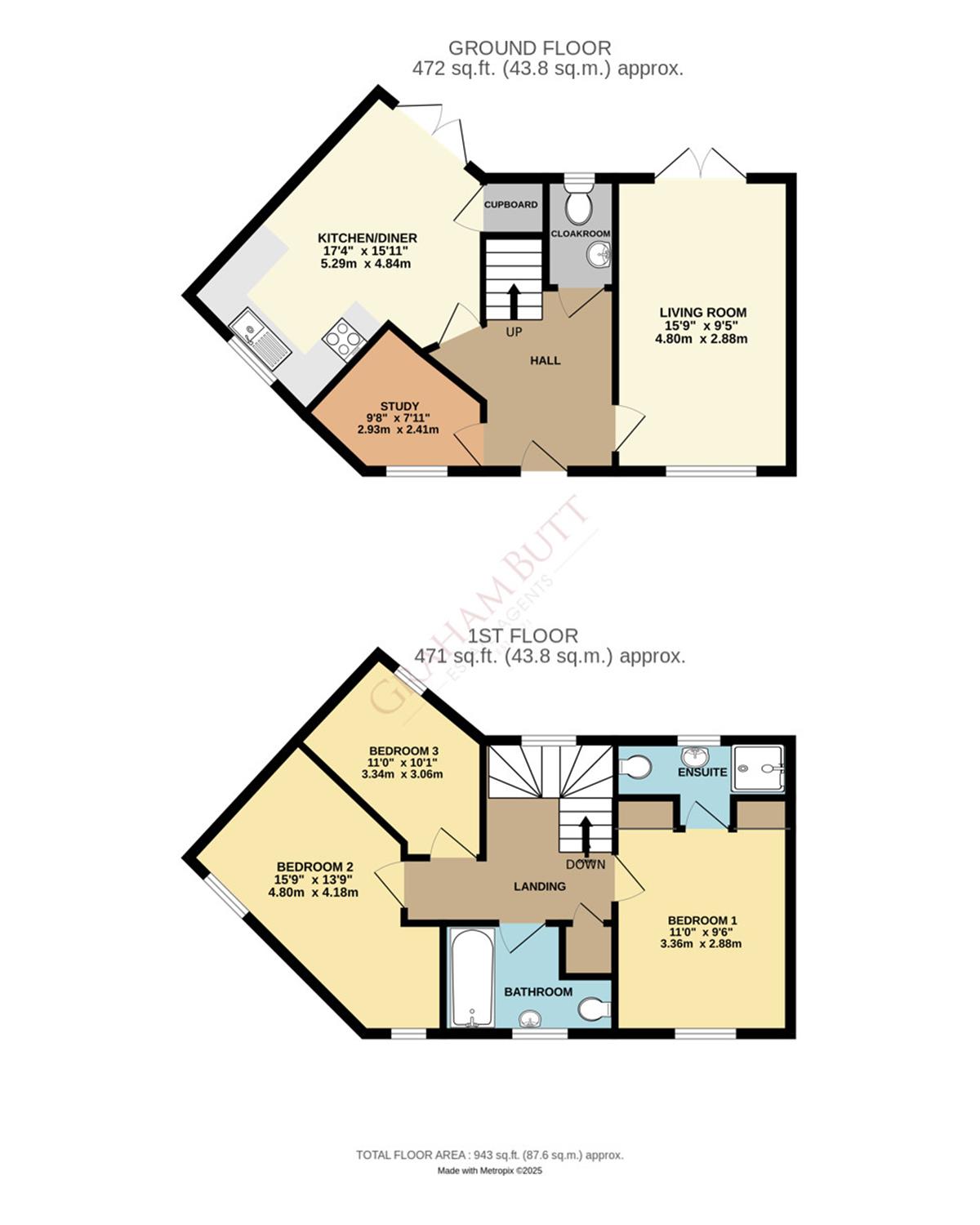 Floorplan for Yapton, Arundel, West Sussex