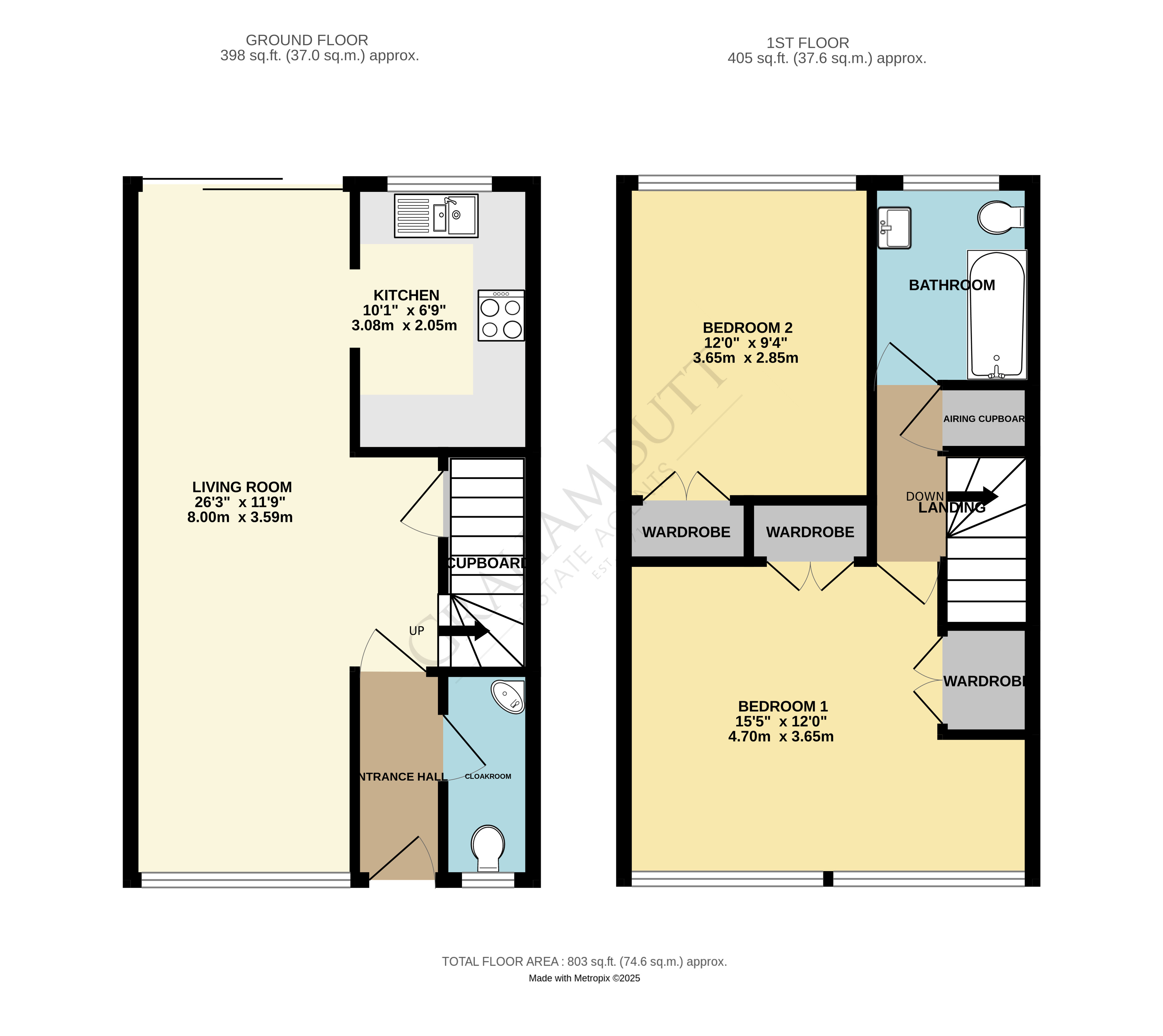 Floorplan for Rustington, Littlehampton, West Sussex