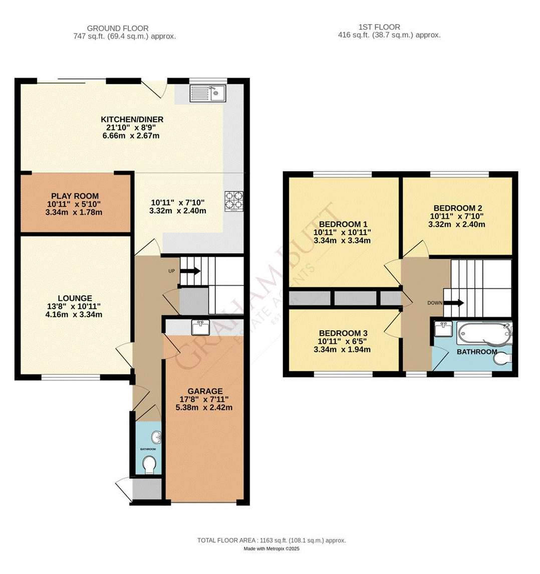 Floorplan for Yapton, Arundel, West Sussex