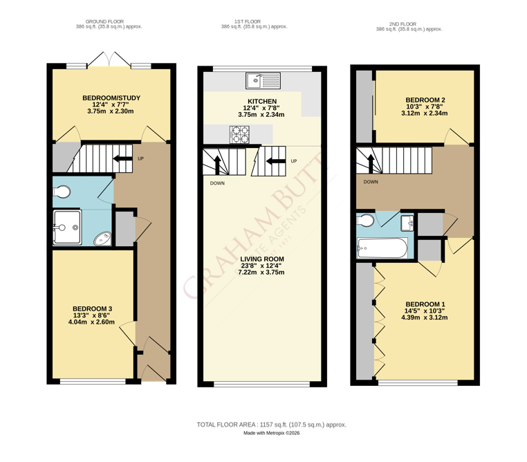 Floorplan for Wick, Littlehampton, West Sussex