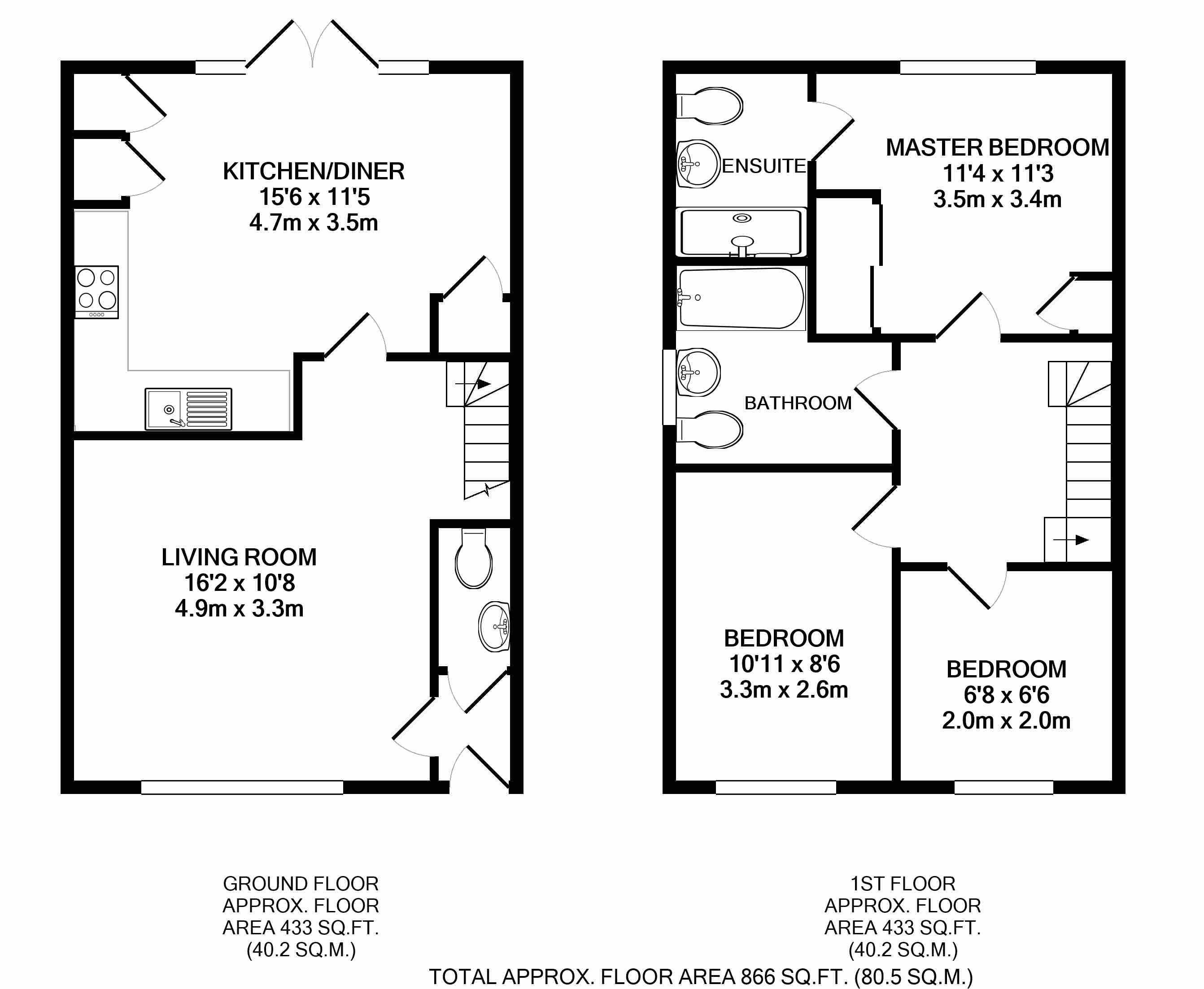 Floorplan for Littlehampton, West Sussex