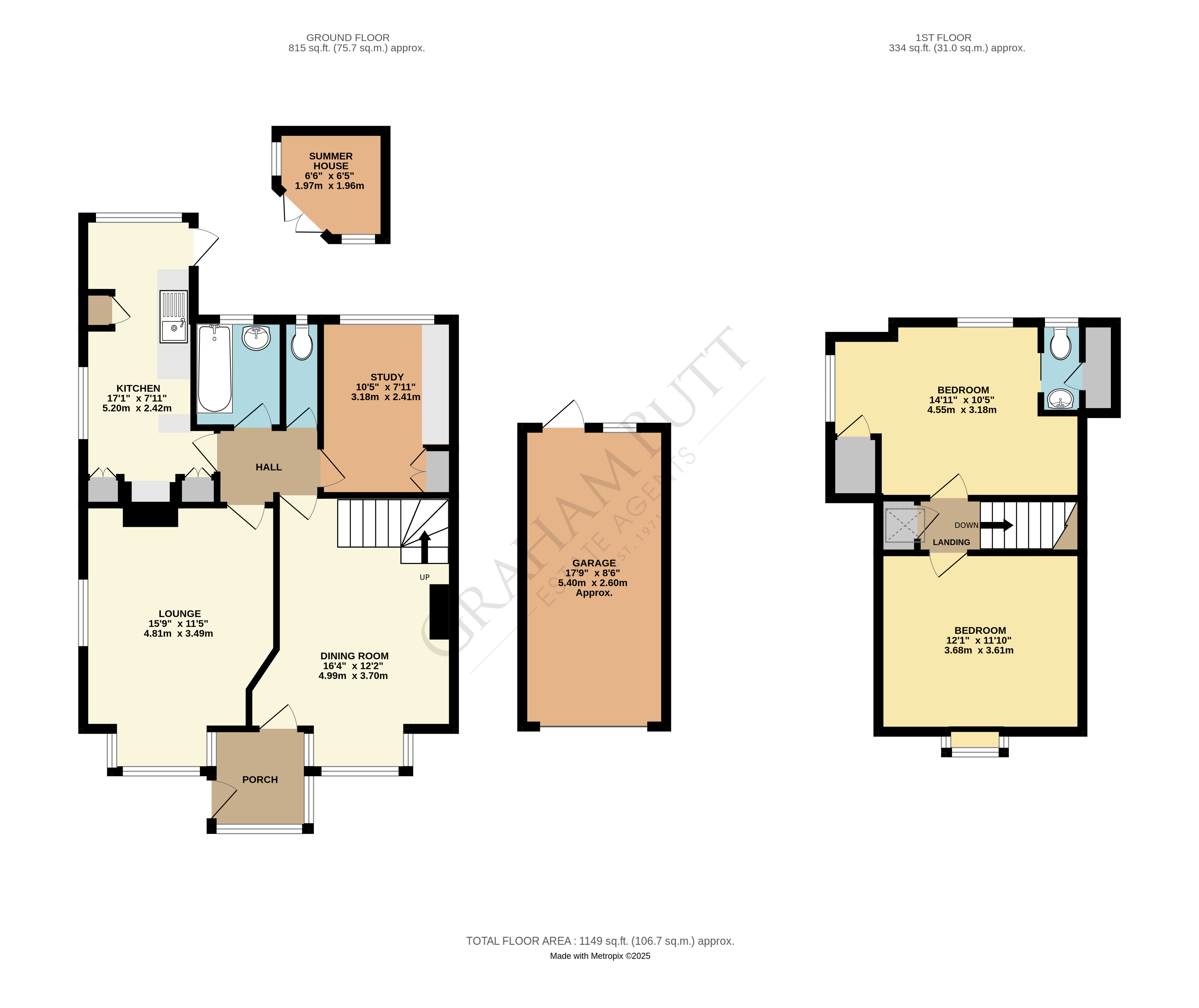 Floorplan for Goring-by-Sea, Worthing, West Sussex
