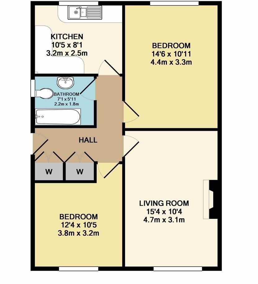 Floorplan for Littlehampton, West Sussex